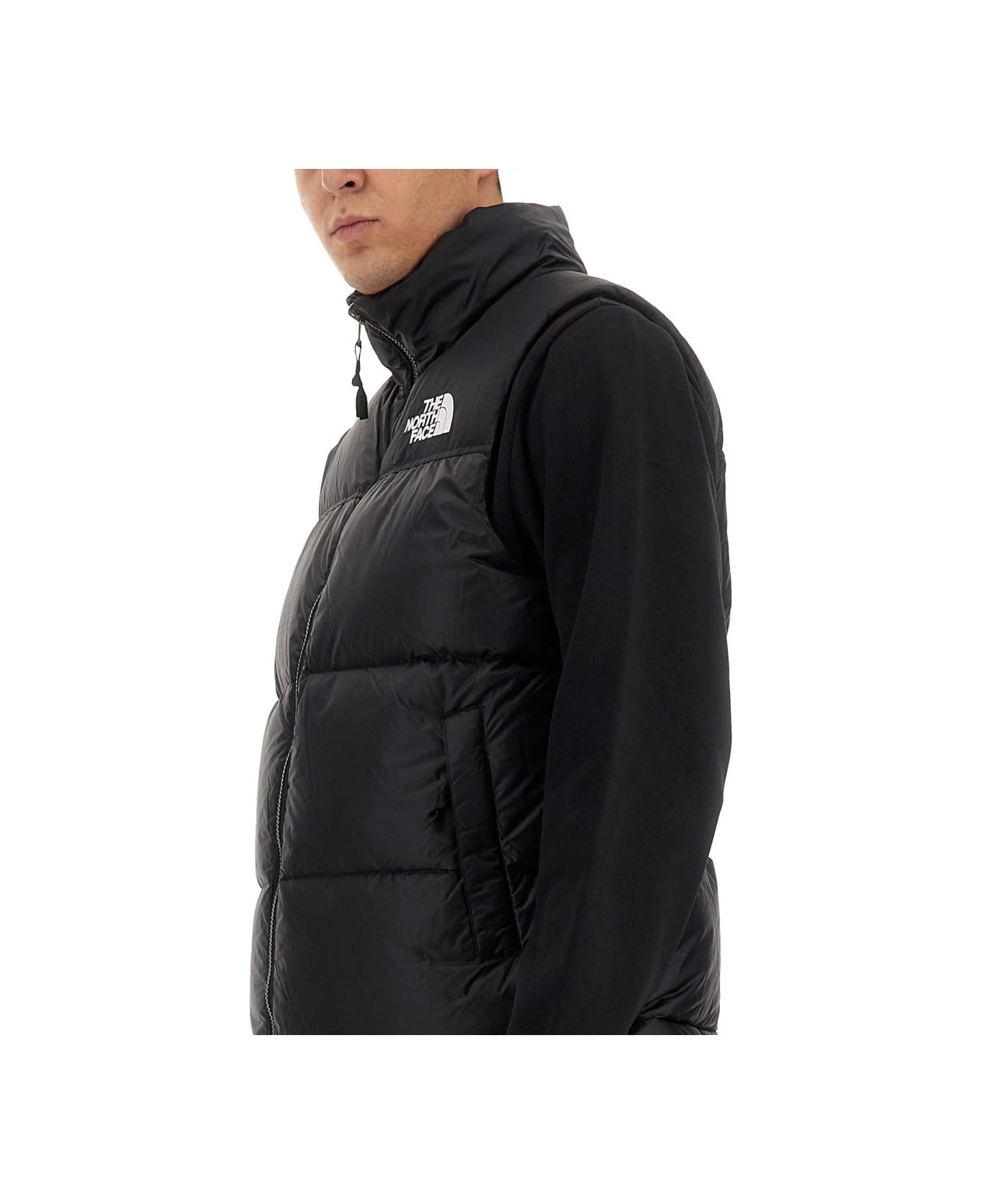 The North Face Vests With Logo - BLACK