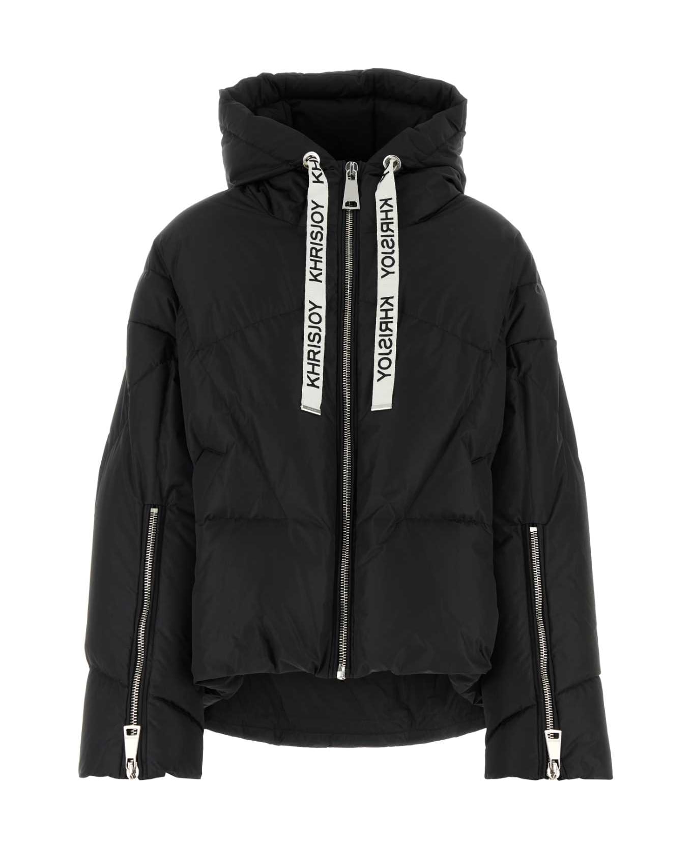 Khrisjoy Black Polyester Down Jacket - BLACK