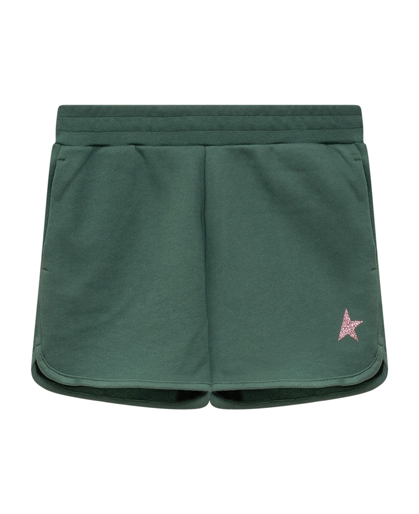 Golden Goose Star Shorts - BRIGHT GREEN/PINK ボトムス