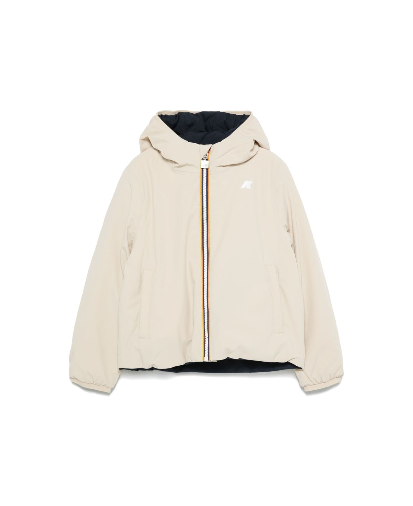 K-Way Beige Jacket Unisex - Beige