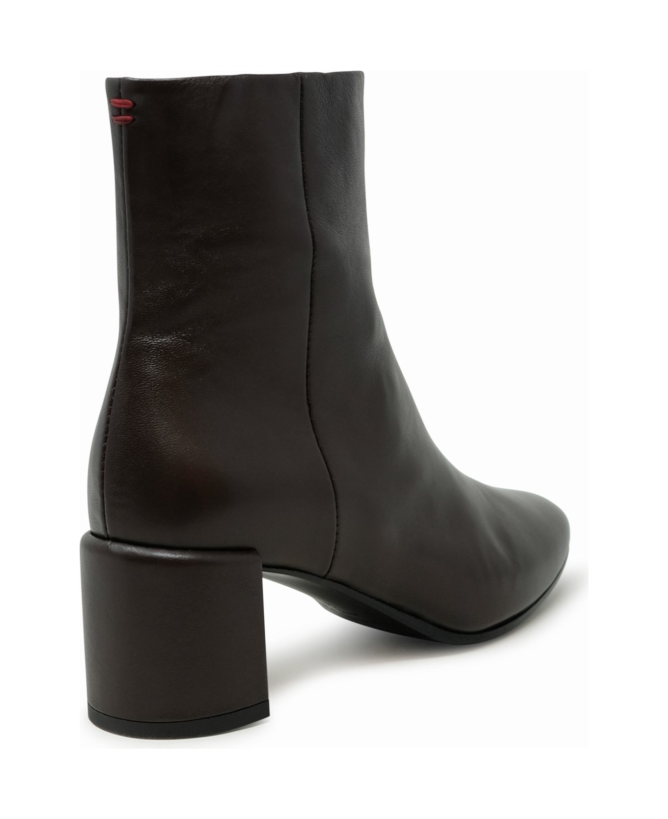 Halmanera Beta16 Brown Leather Baron Ankle Boots - BROWN