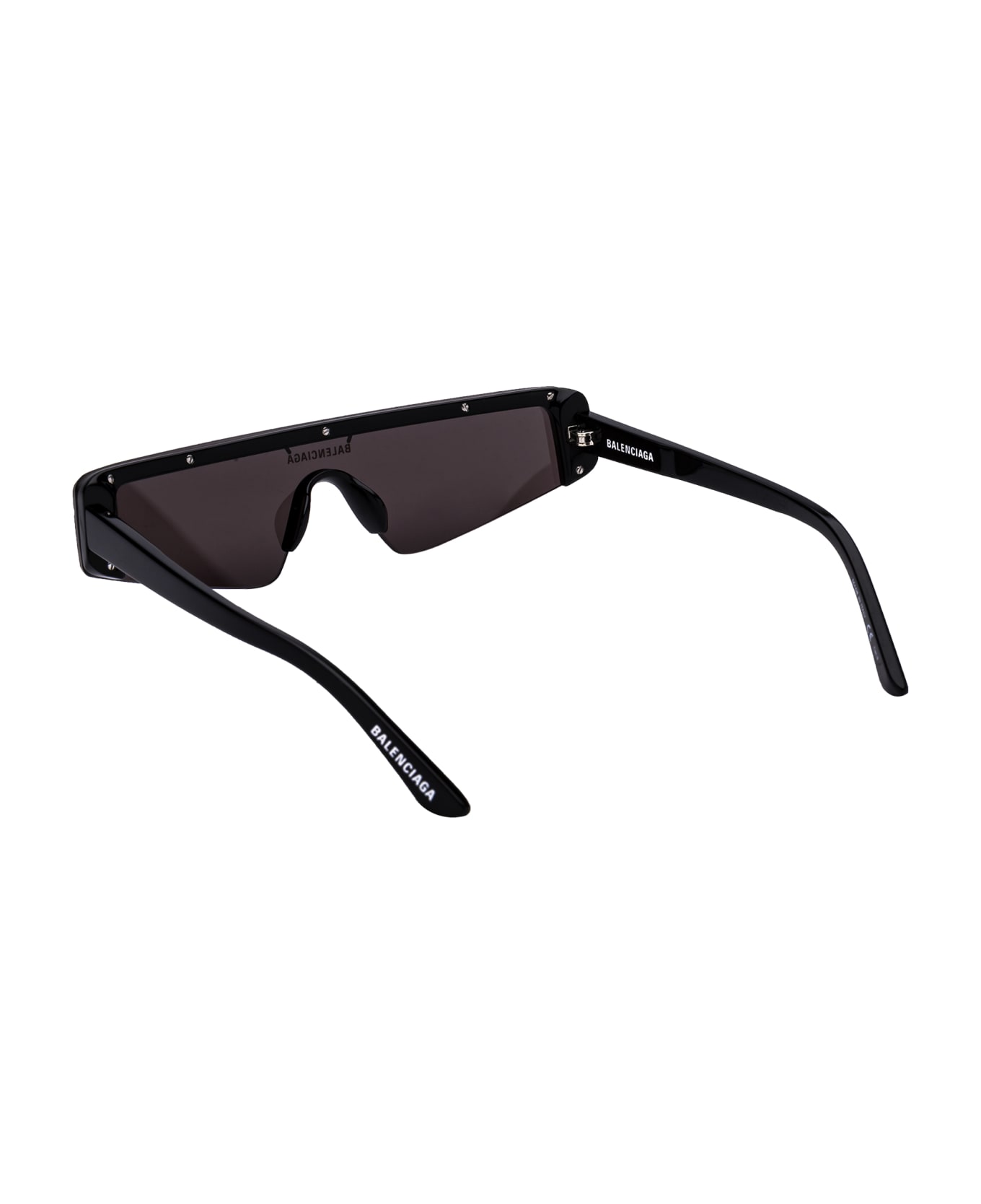 Balenciaga Eyewear Bb0003s Sunglasses - 001 HC7107 L1110 Rectangle Metal Sunglasses