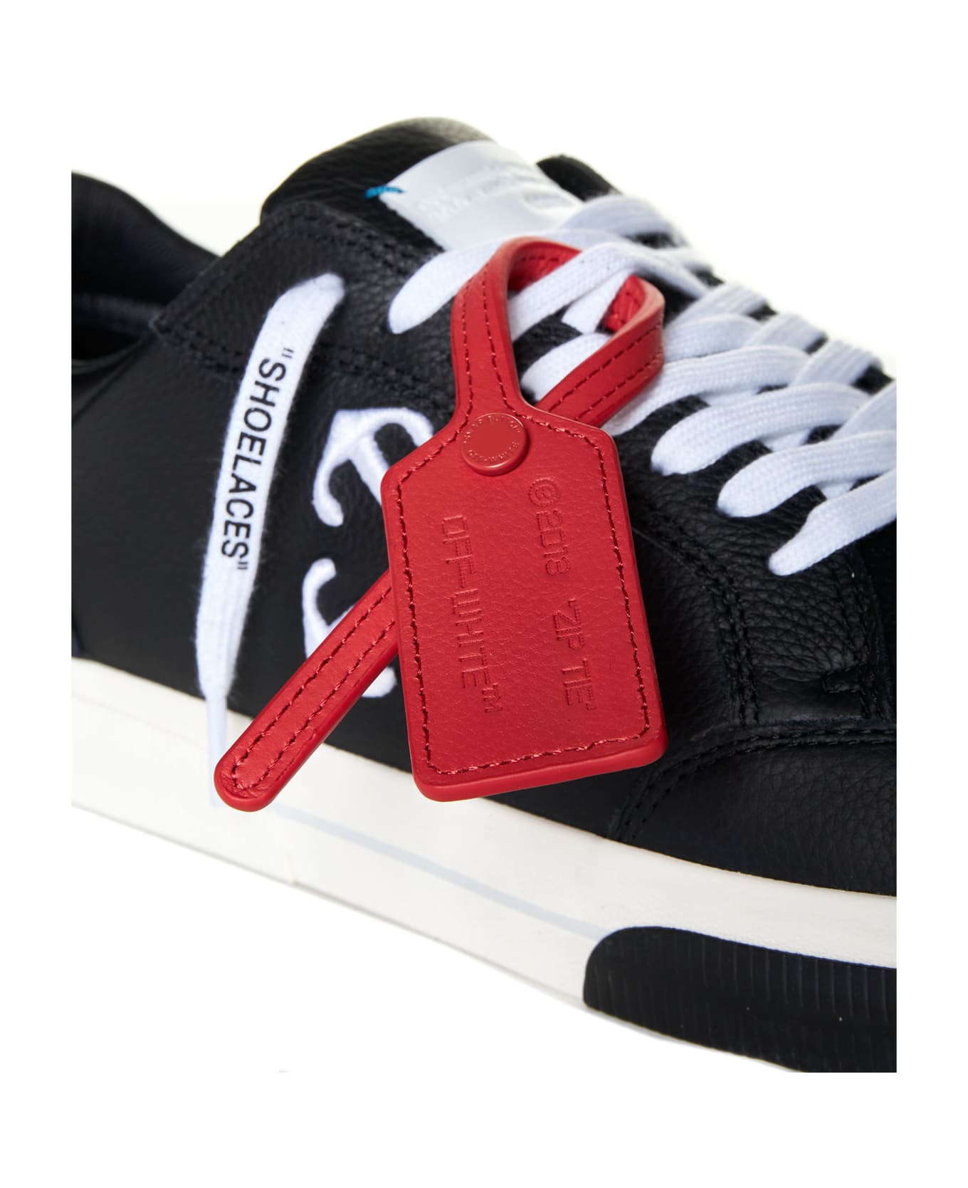 Off-White New Low Vulcanized Sneakers - Black white