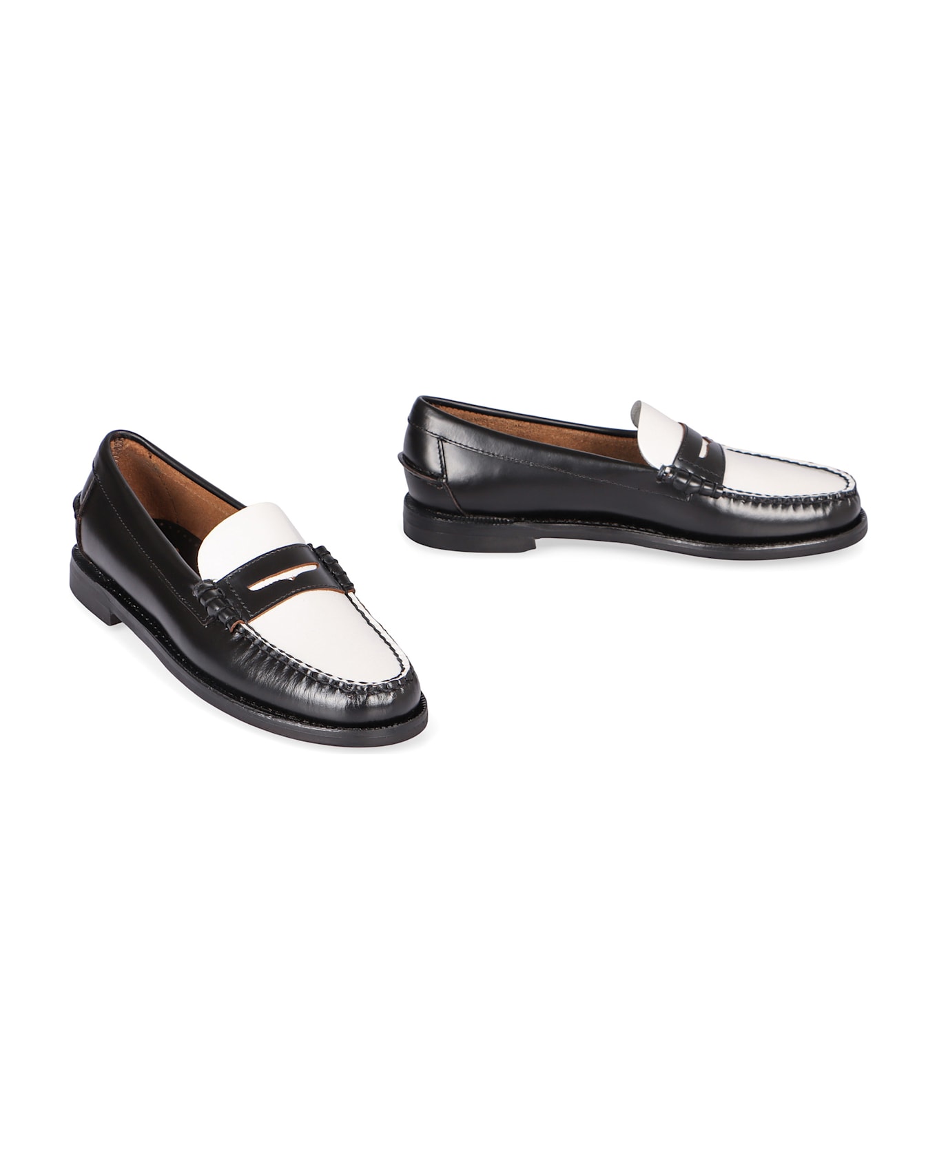 Sebago Dan Leather Loafers - black