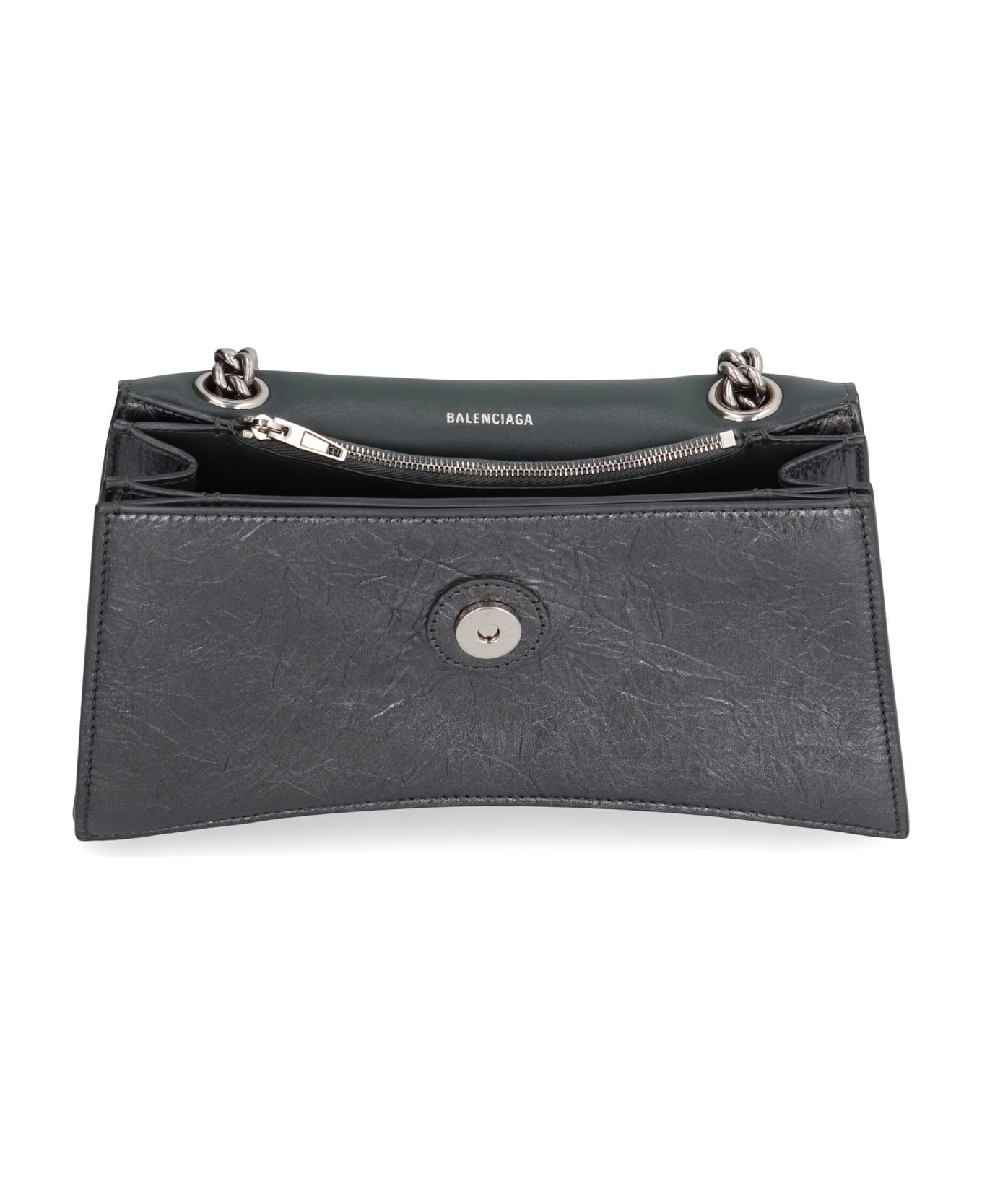 Balenciaga Crush Shoulder Bag - Grey