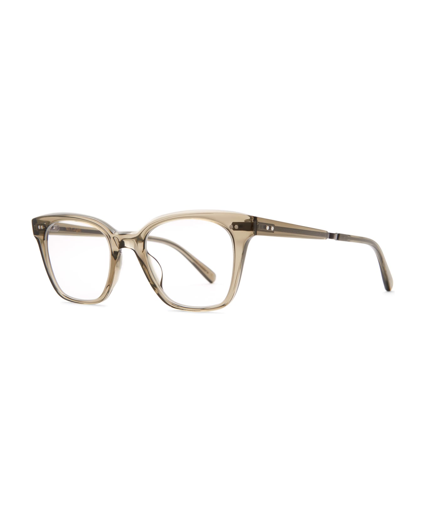 Mr. Leight Morgan C Hunter-matte Platinum Glasses - Hunter-Matte Platinum アイウェア