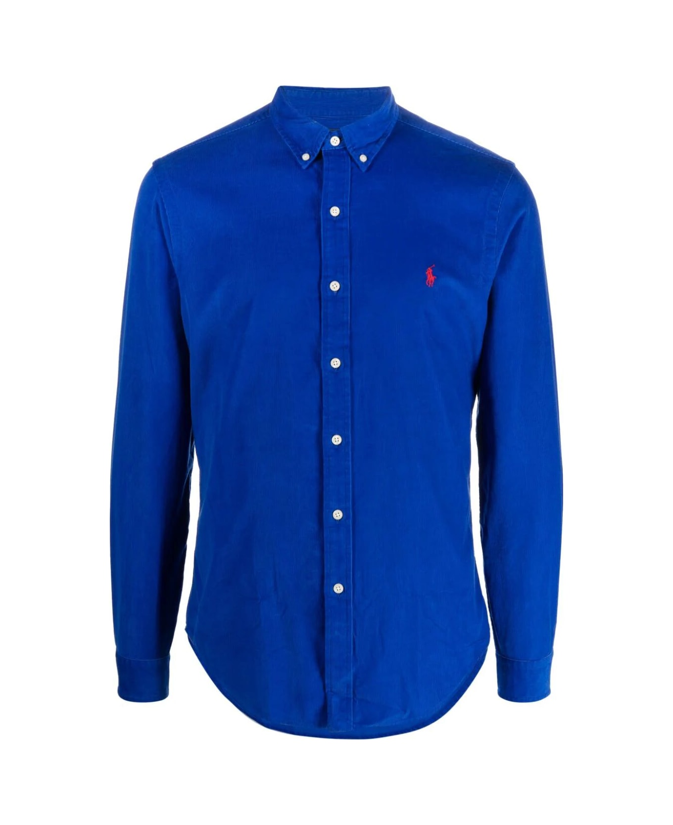 Polo Ralph Lauren Corduroy Long Sleeve Sport Shirt - New Sapphire