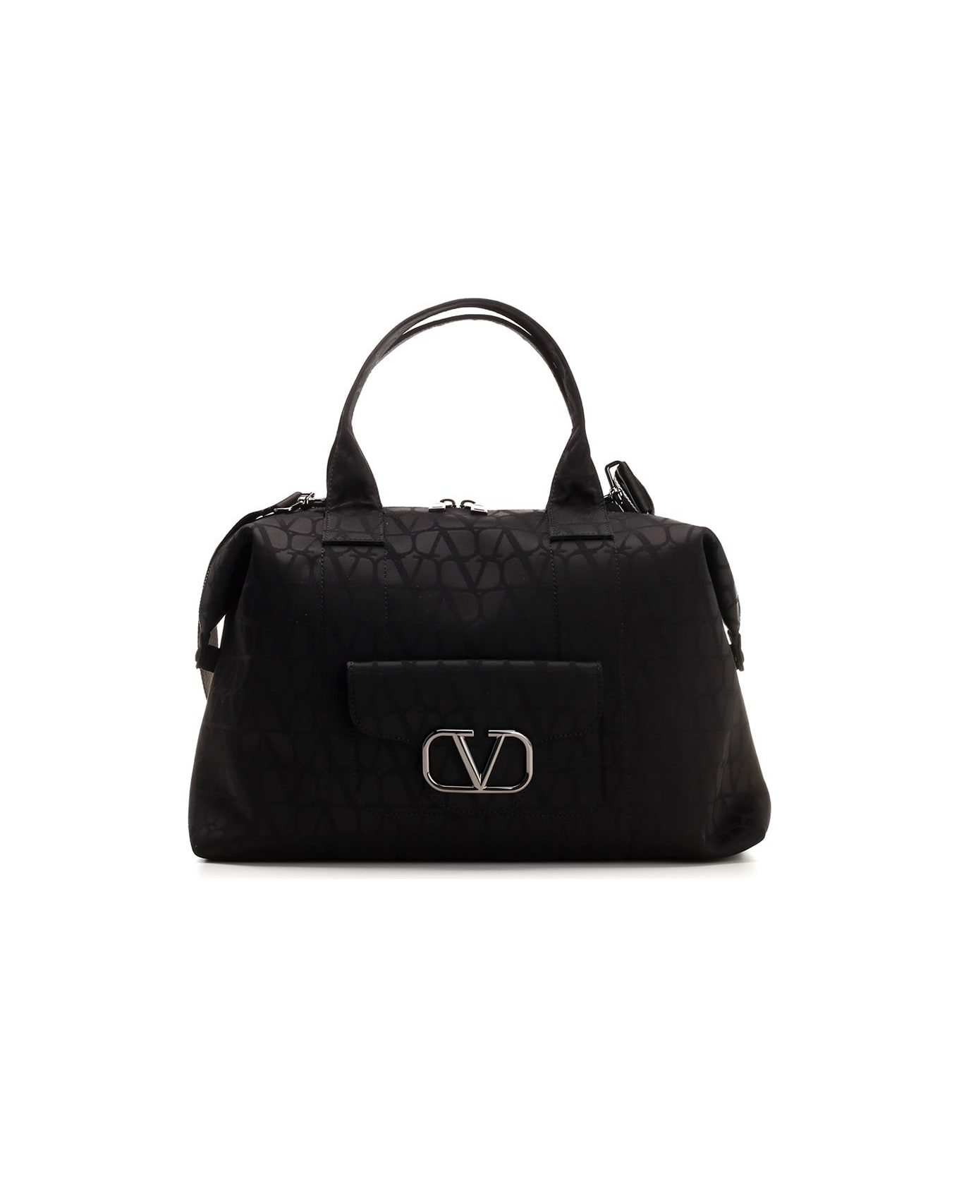 Valentino Garavani Toile Iconographe Bag - Black