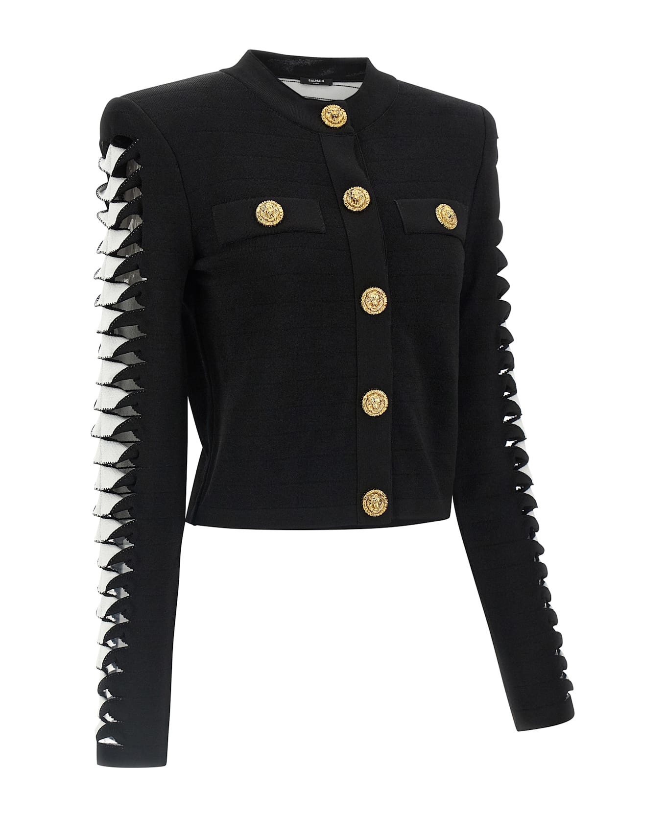 Balmain Cut-out Blazer - Black  