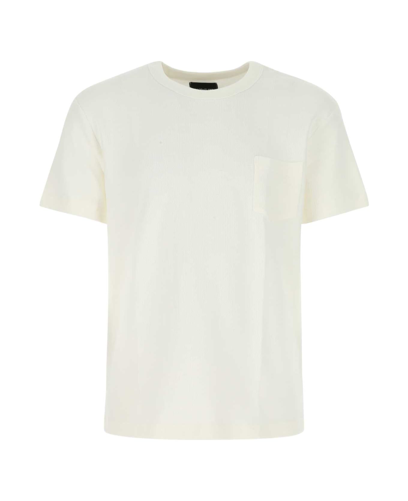 Howlin White Cotton T-shirt - ECRU