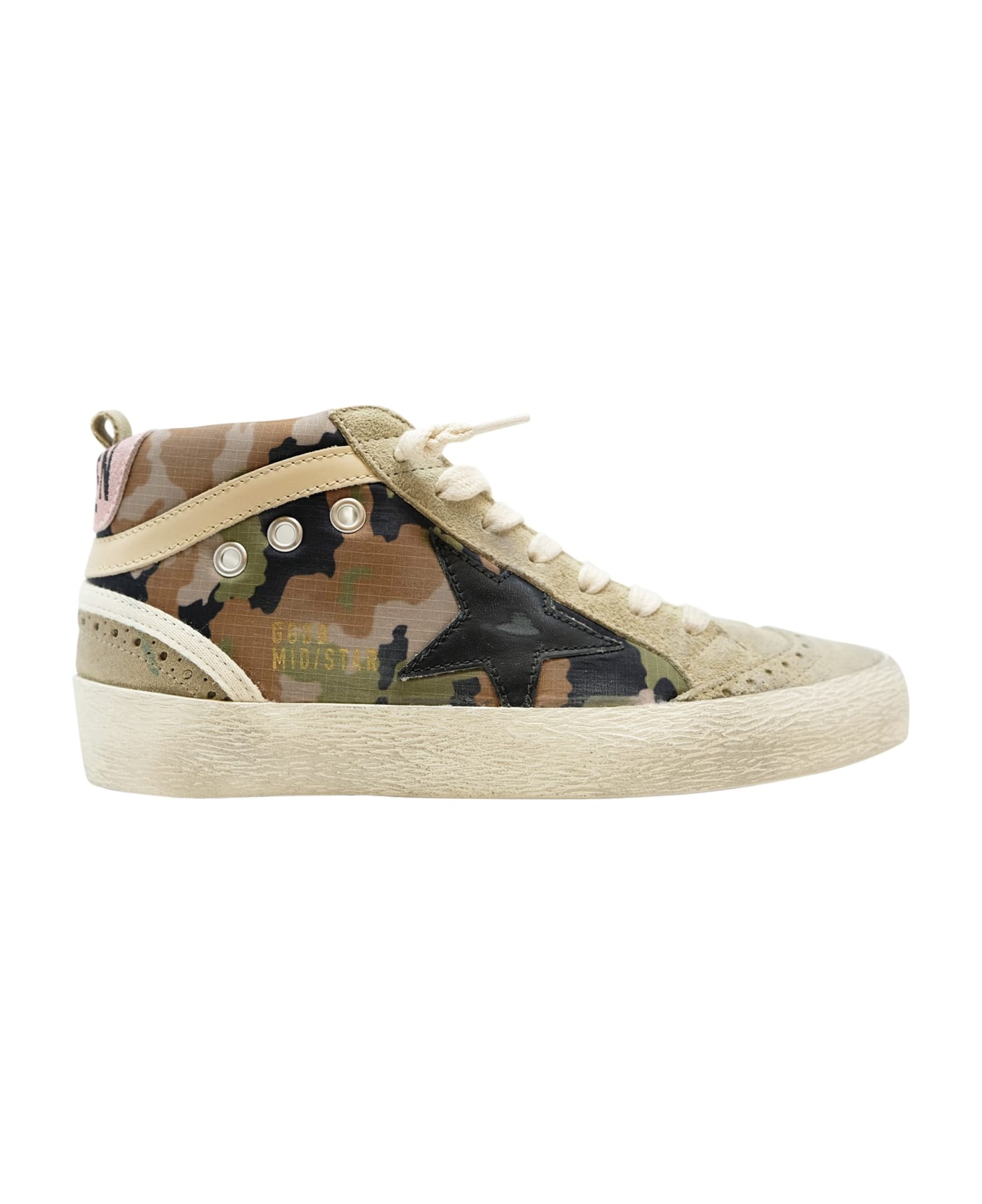 Golden Goose Mid Star Sneakers - CAMOUFLAGE