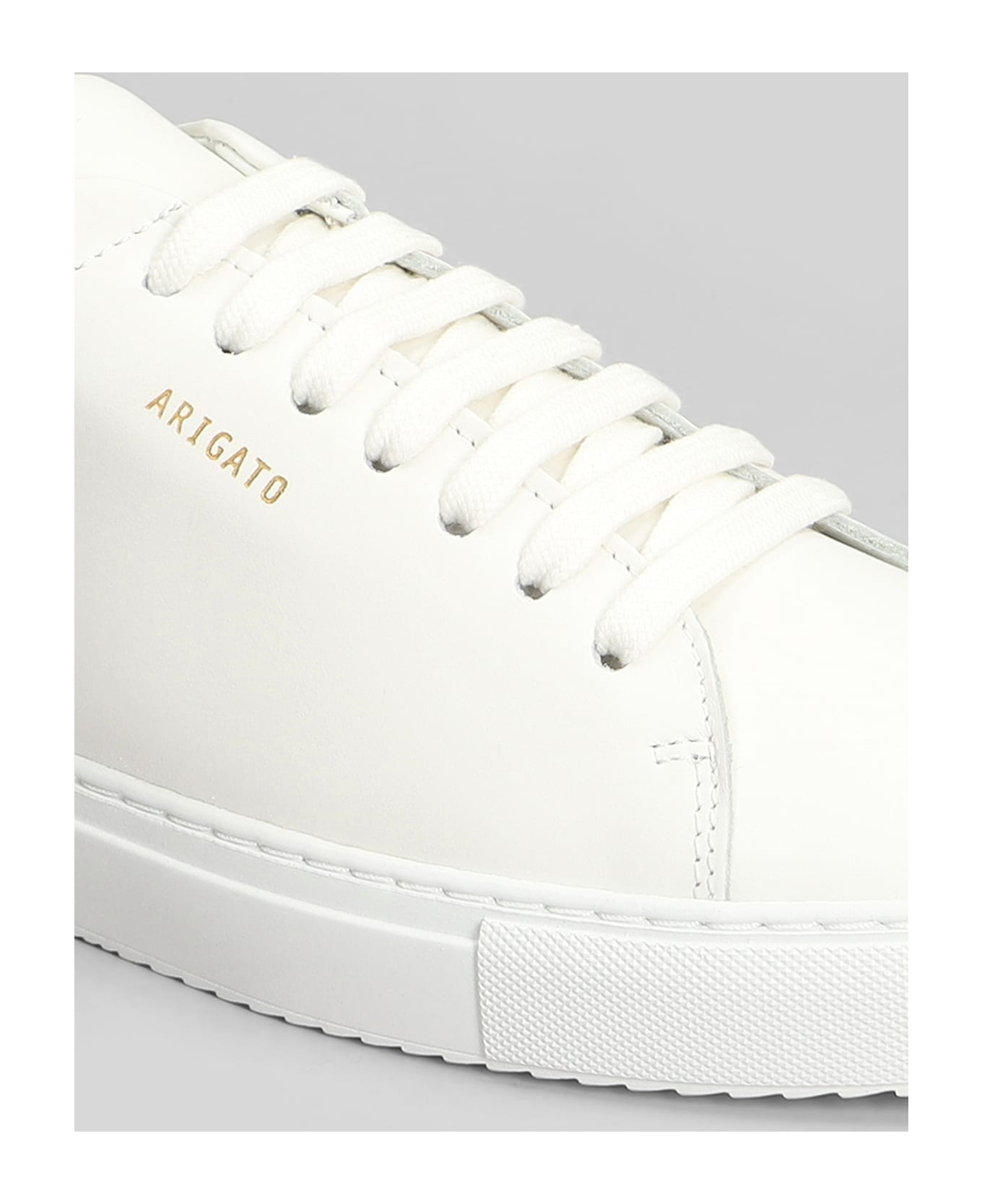 Axel Arigato Clean 90 Sneakers In White Leather - Whiteblack