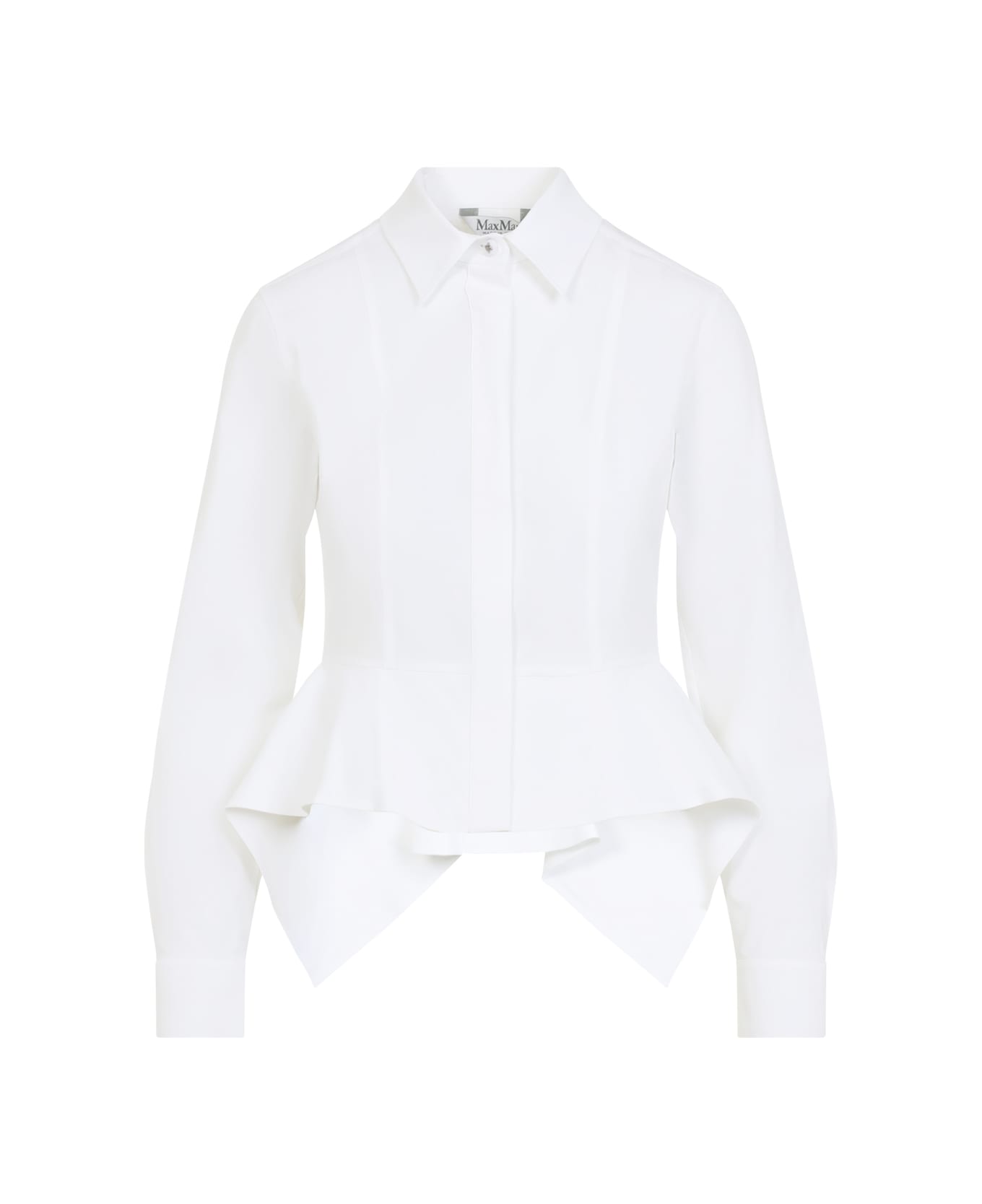 Max Mara Gamma Popeline Shirt - Bianco
