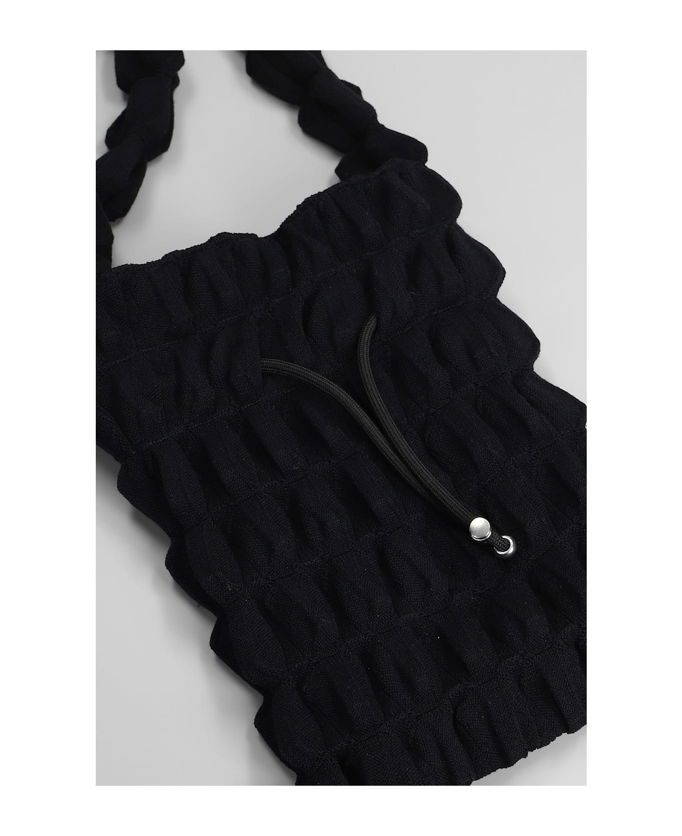 J.L-A.L Caldera Bag Shoulder Bag In Black Cotton - black