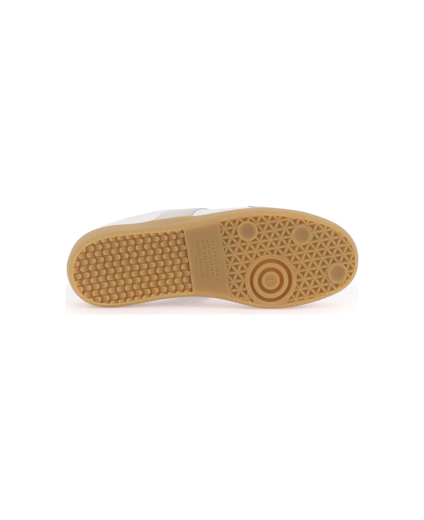 Maison Margiela Multicolor Leather Replica Sneakers - White
