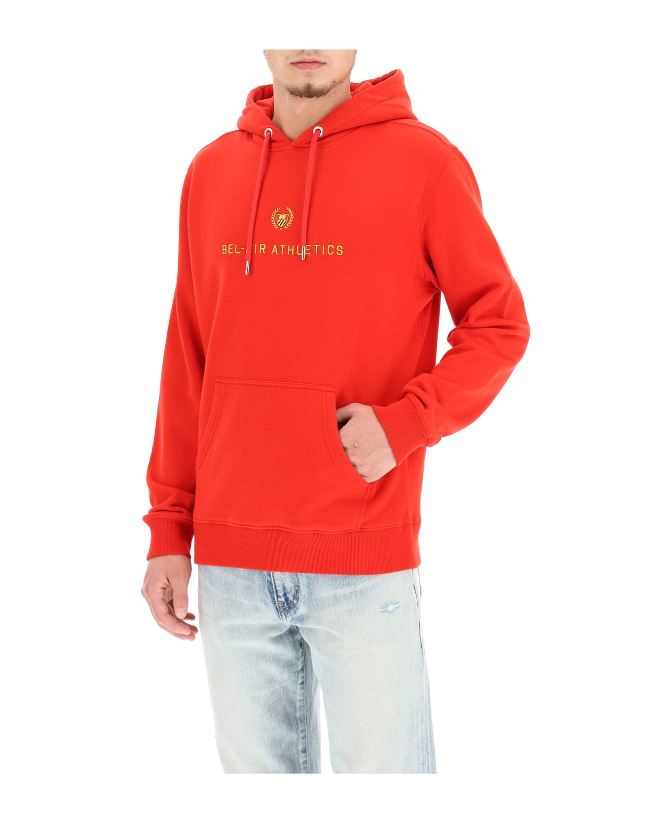 Bel-Air Athletics Academy Embroidery Hoodie - Rosso