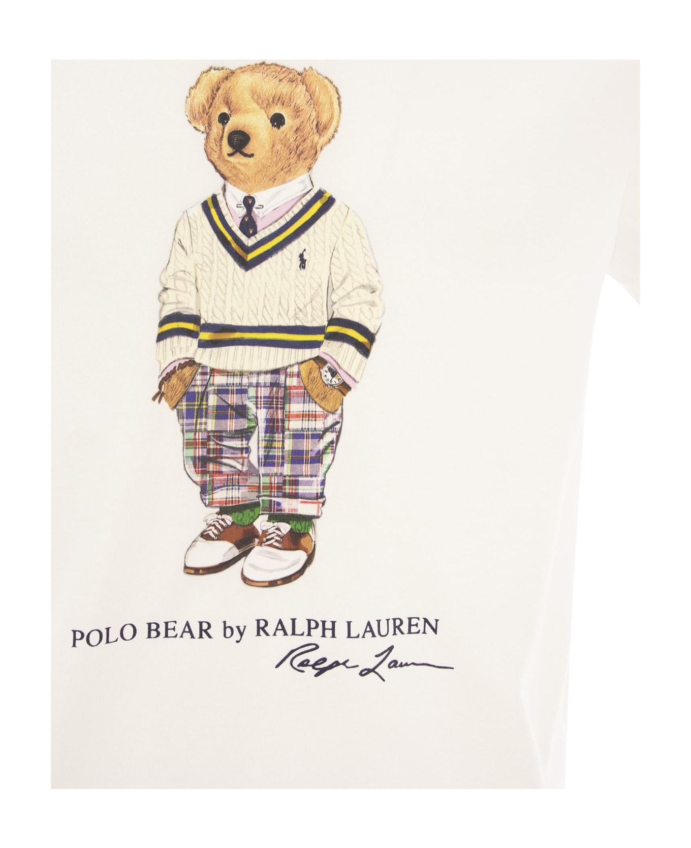 Polo Ralph Lauren Polo Bear Custom Slim-fit T-shirt - White