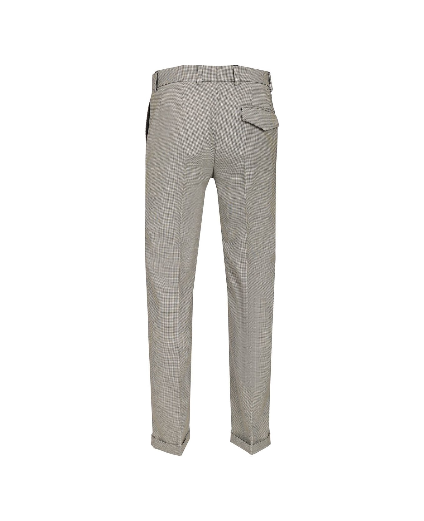 Dolce 
Gabbana Pied De Poule Trousers - Grey