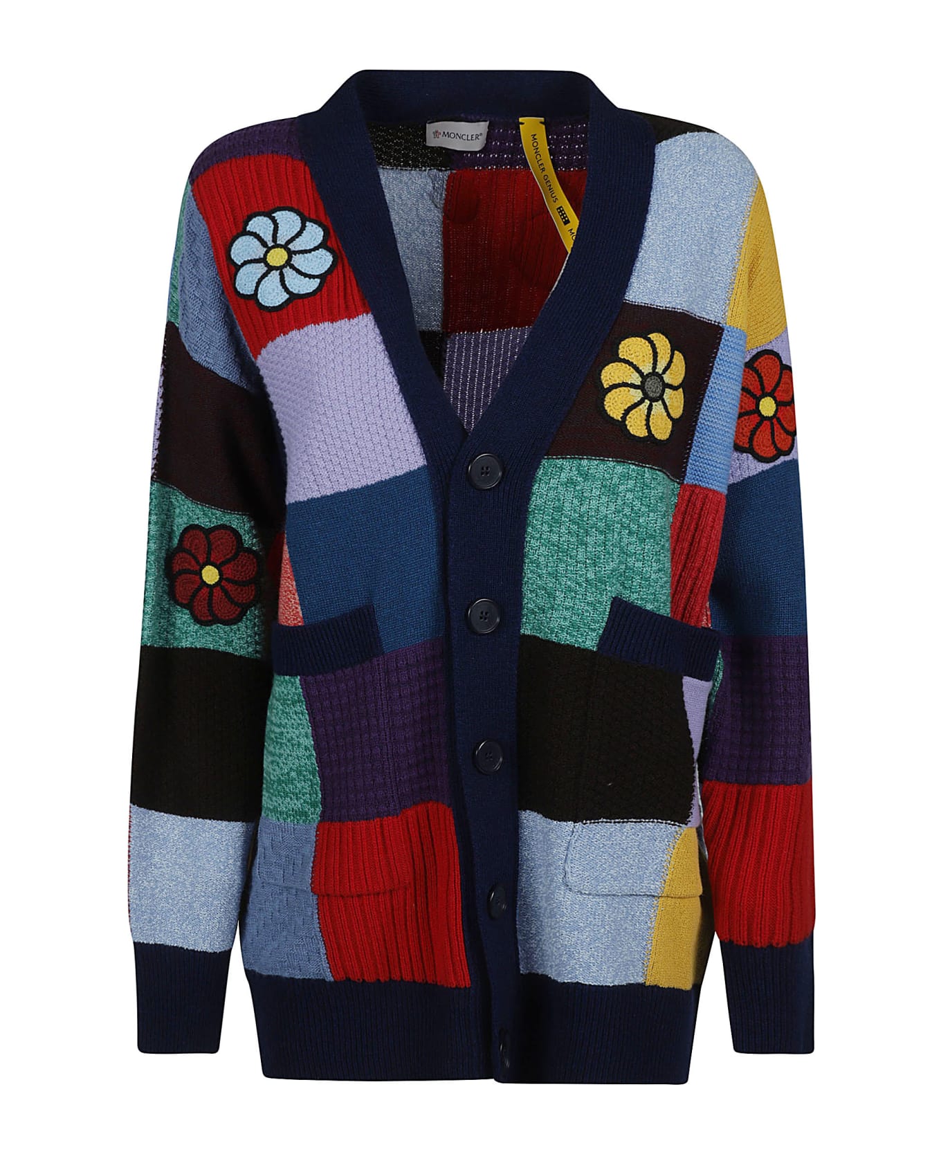 Moncler Capsule Check Buttoned Cardigan - Multicolor
