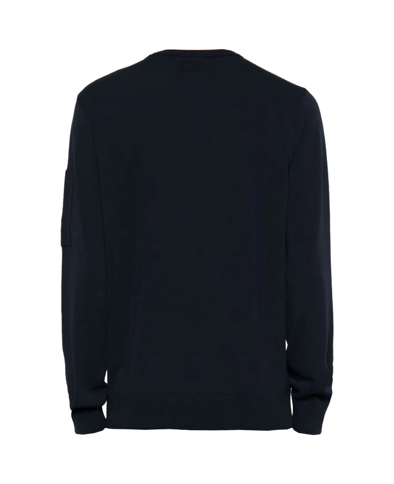 C.P. Company Old Dyed Crewneck Sweatshirt - TOTAL ECLIPSE