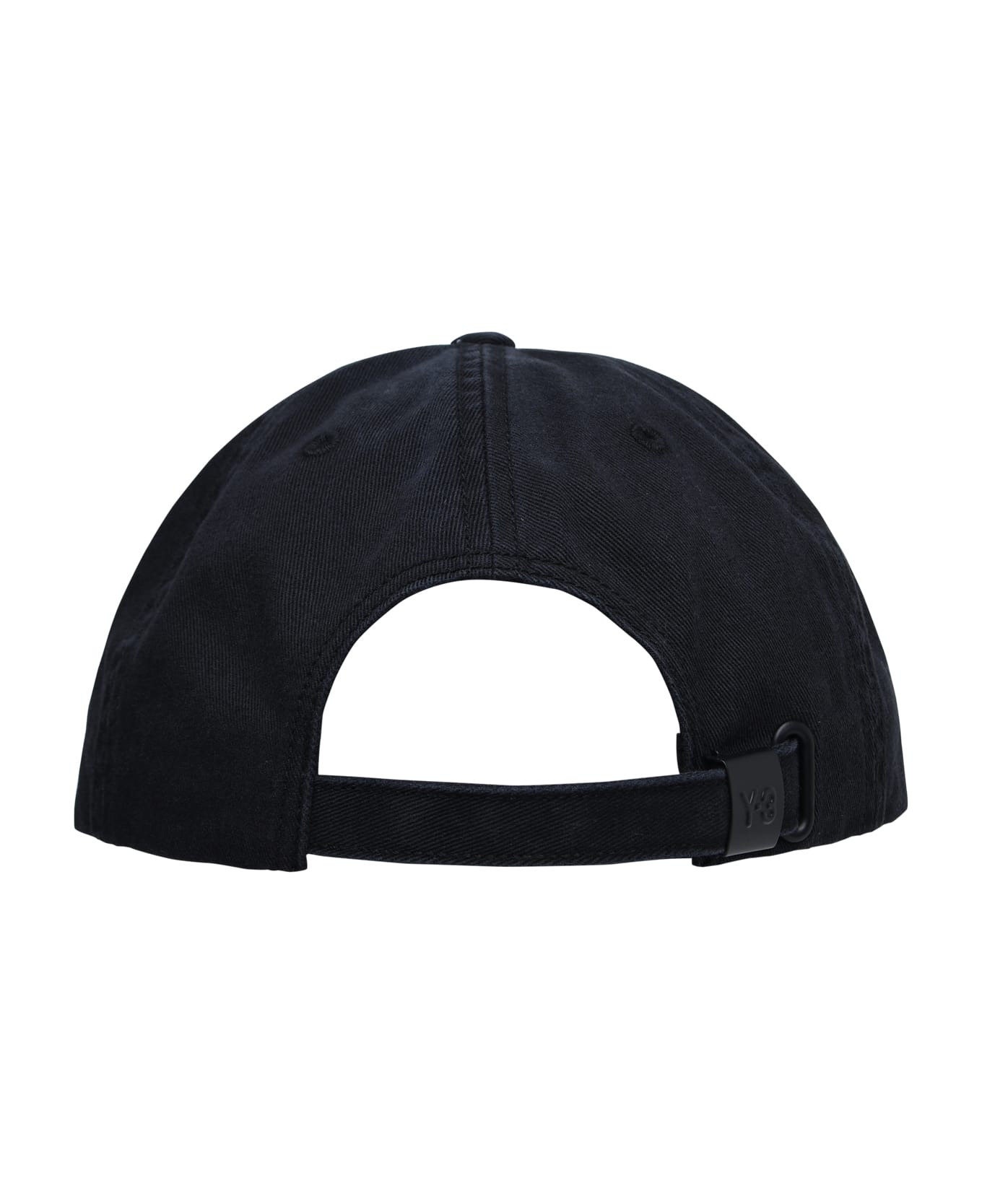 Y-3 'dad' Black Cotton Hat - Black 帽子