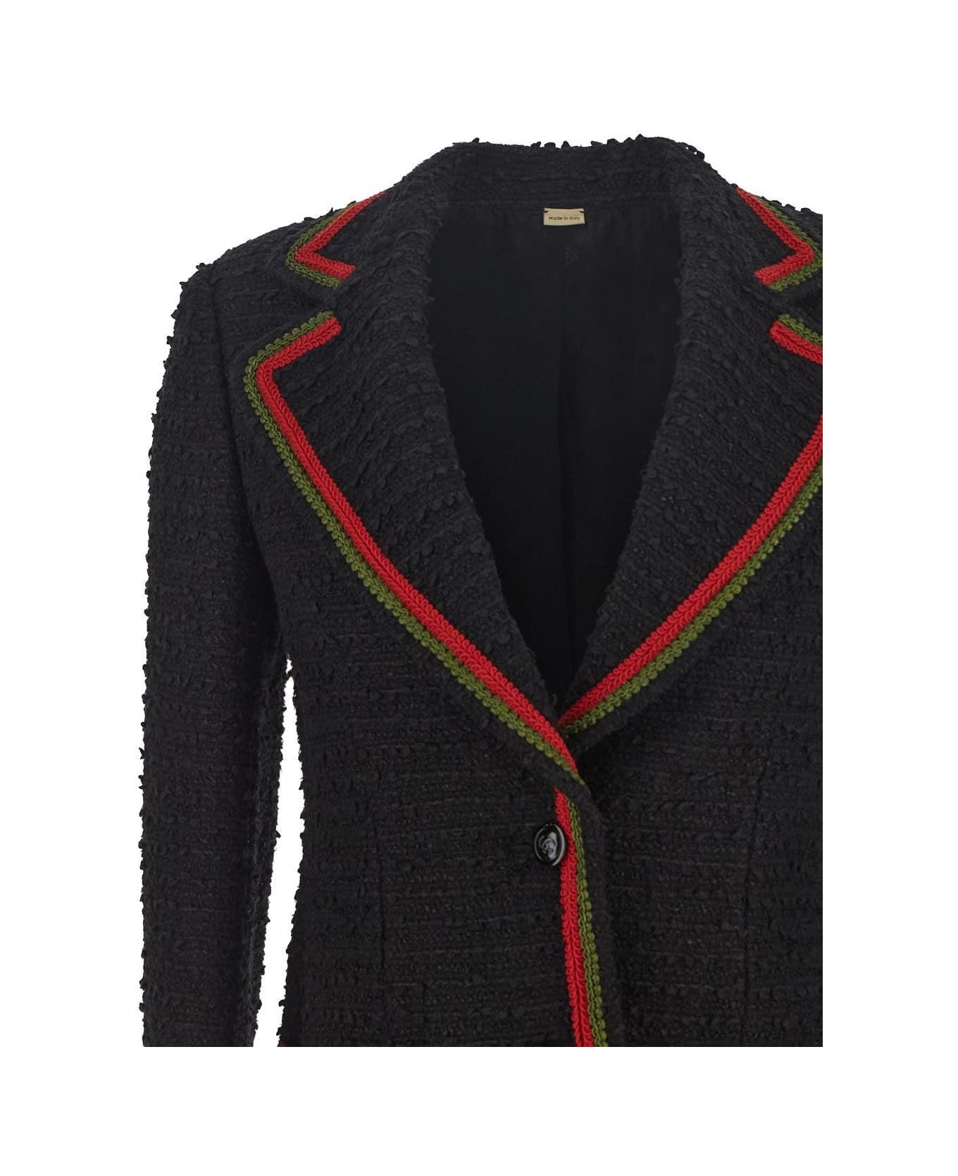 Gucci Tweed Jacket - Black コート