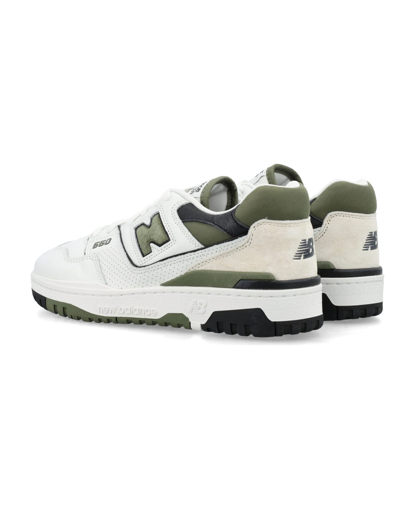 New Balance 550 Sneakers - WHITE OLIVE