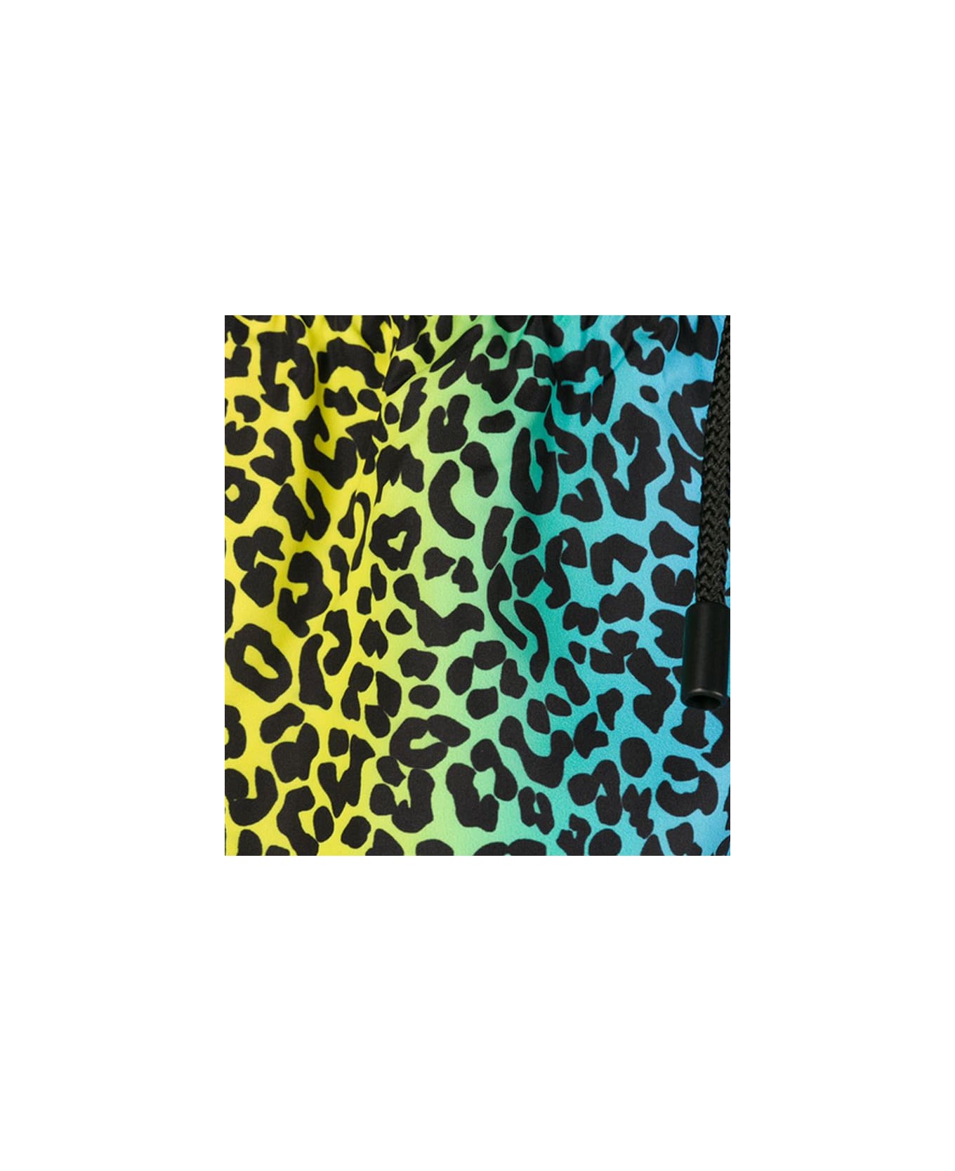 MC2 Saint Barth Animalier Rainbow Print Light Fabric Zipped Swim Shorts - MULTICOLOR