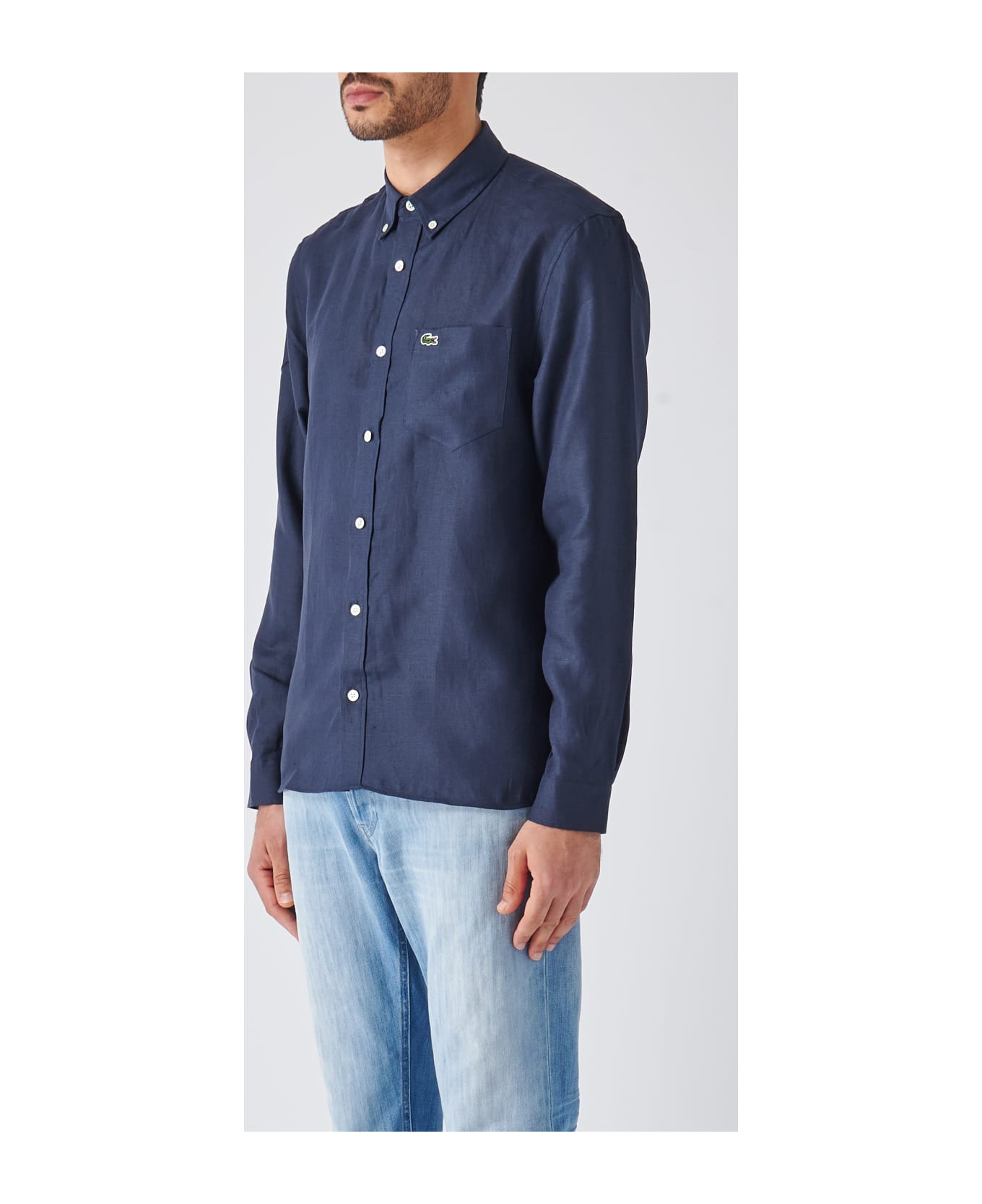 Lacoste Camicia M/l Shirt - NAVY