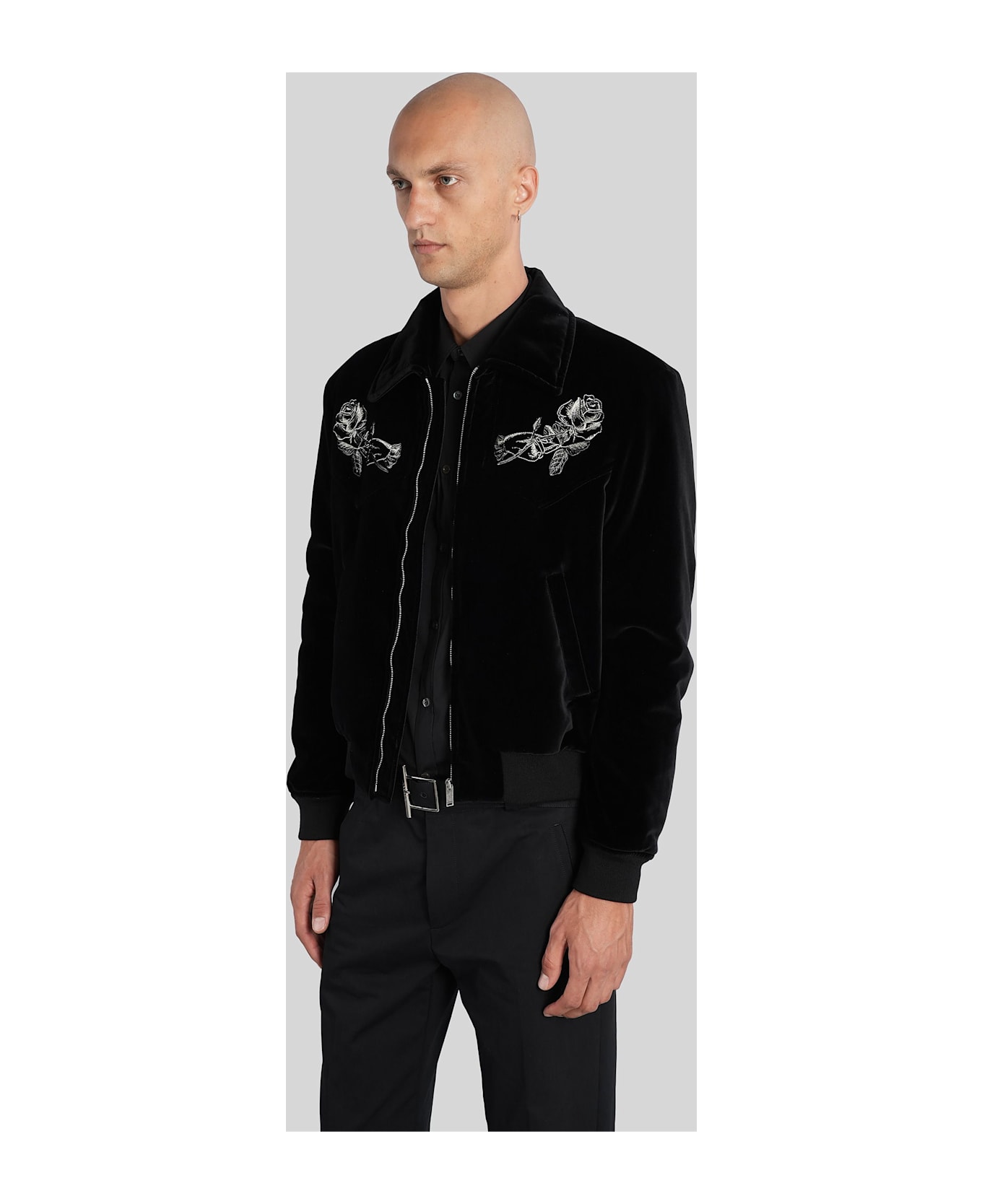 Alexander McQueen Casual Jacket In Black Cotton - black