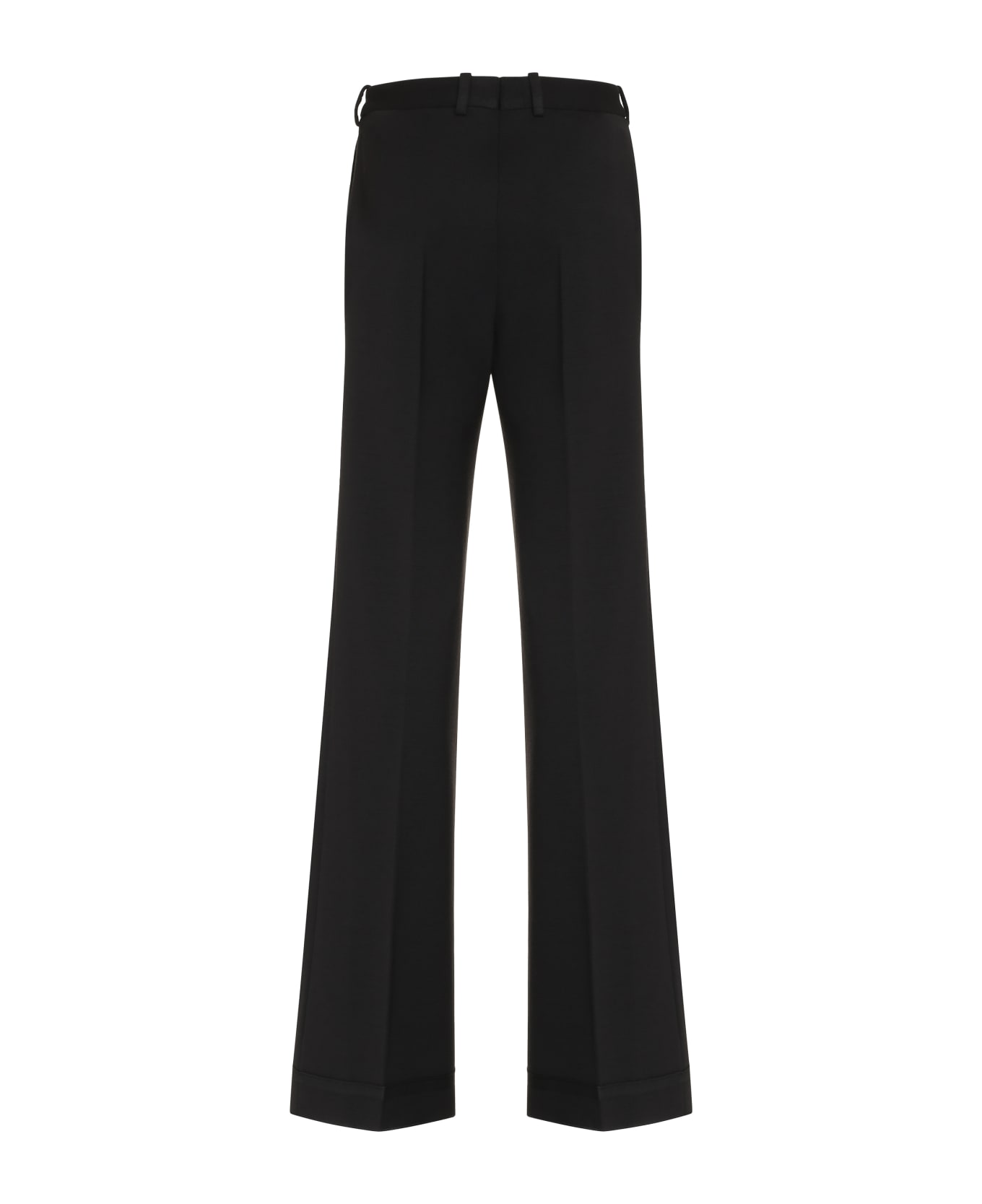 Maison Margiela Wool-blend Flared Trousers - black