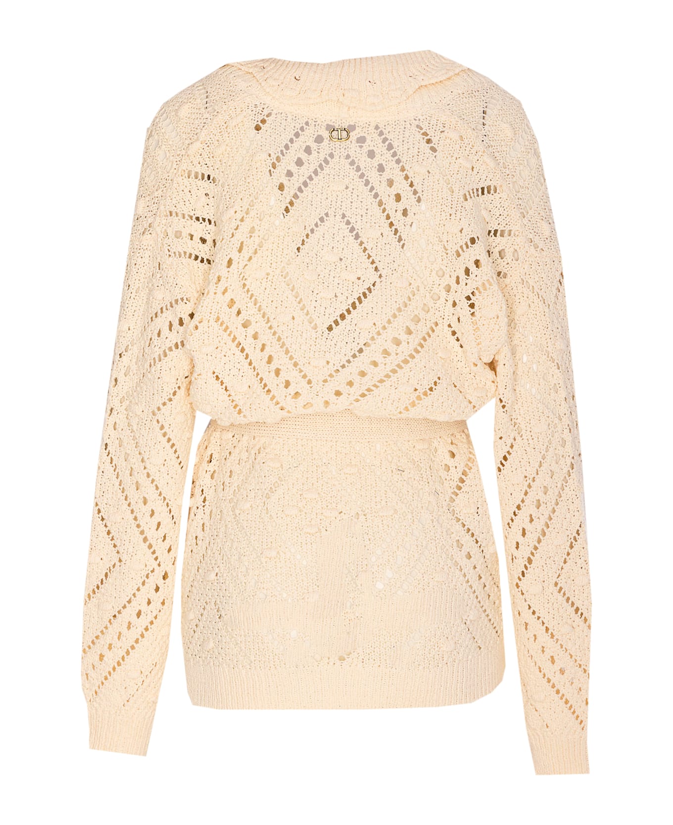 TwinSet Knitted Cardigan - White