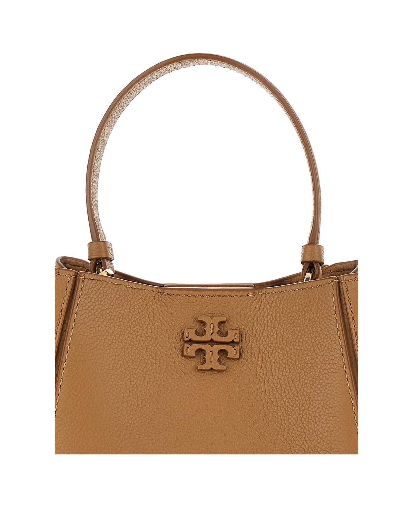 Tory Burch Small Mcgraw Bucket Bag - Beige