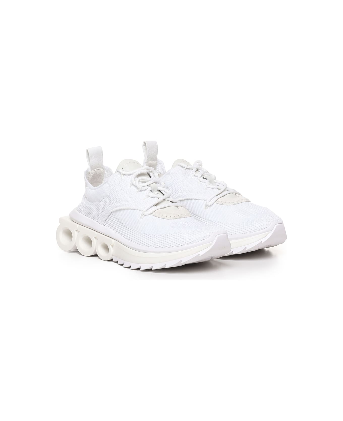 Ferragamo Running Sneakers - White