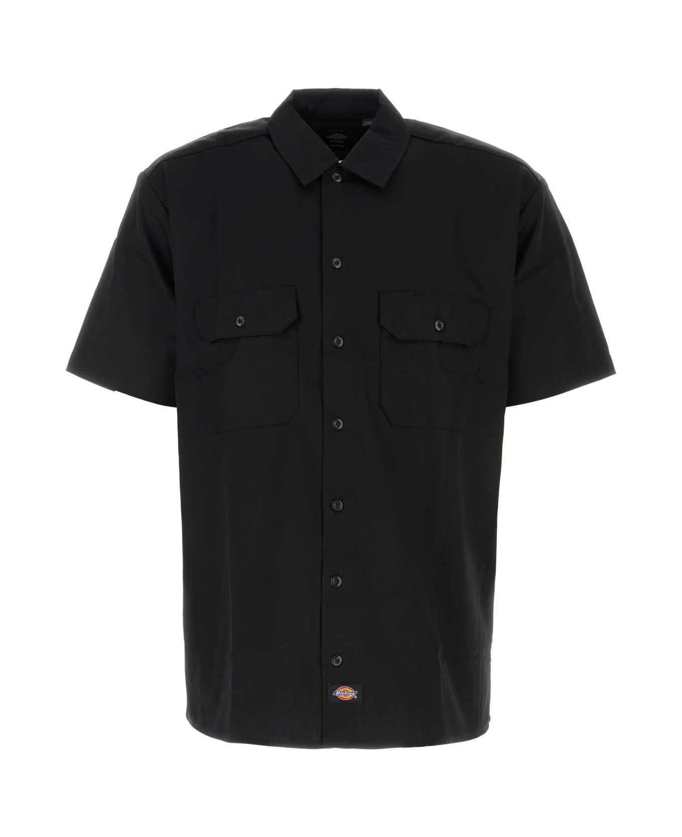 Dickies Black Polyester Blend Shirt - BLACK シャツ