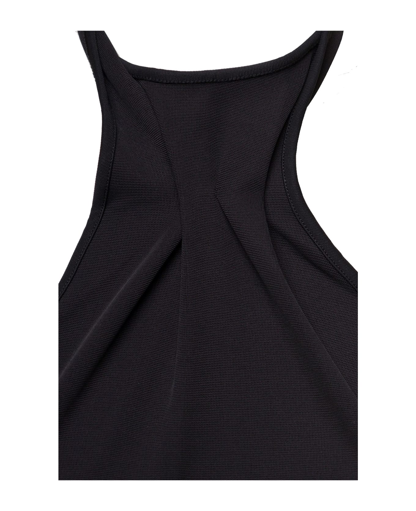 GAUGE81 'nashvi' Black Halterneck Bodysuit In Viscose Blend Woman Gauge81 - Black