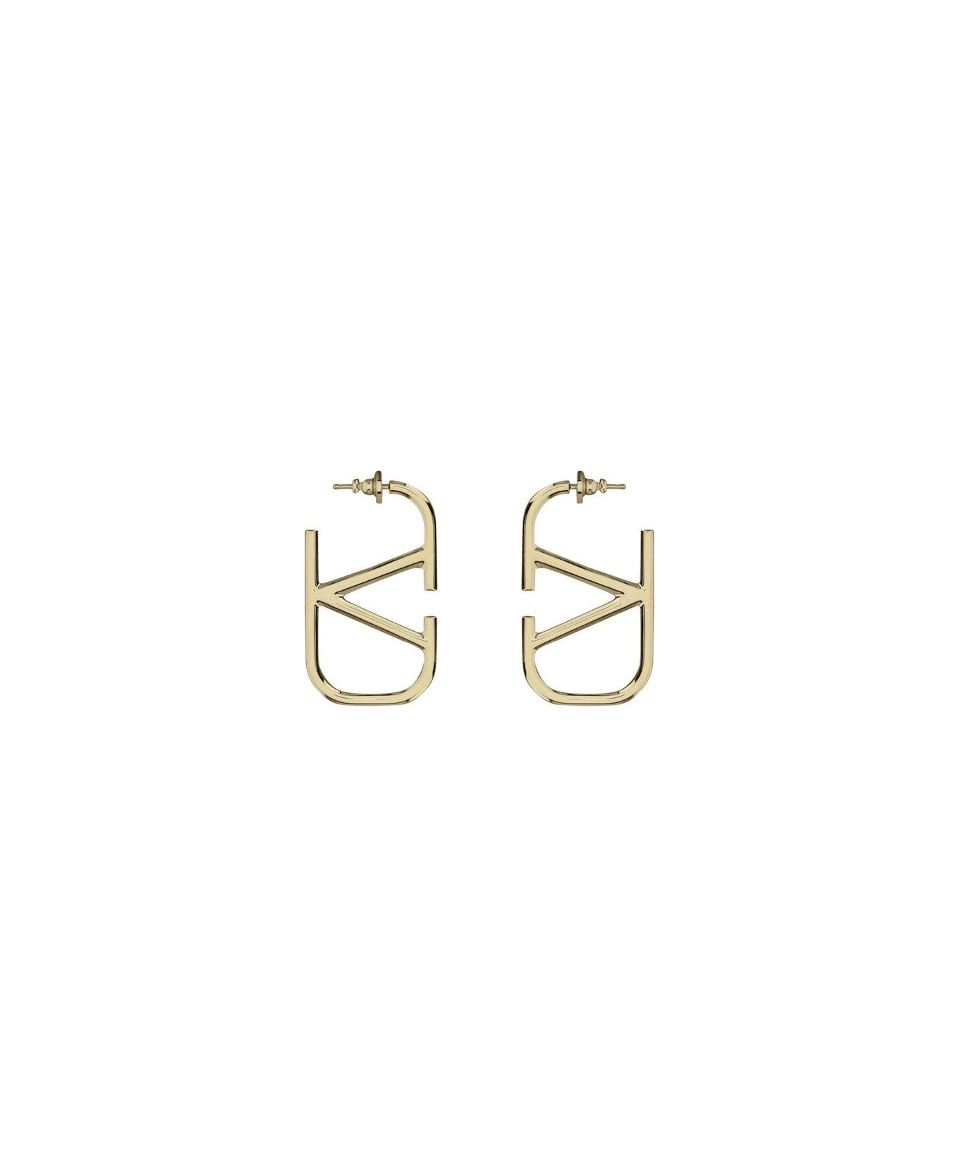Valentino Garavani Vlogo Signature Earrings - Golden