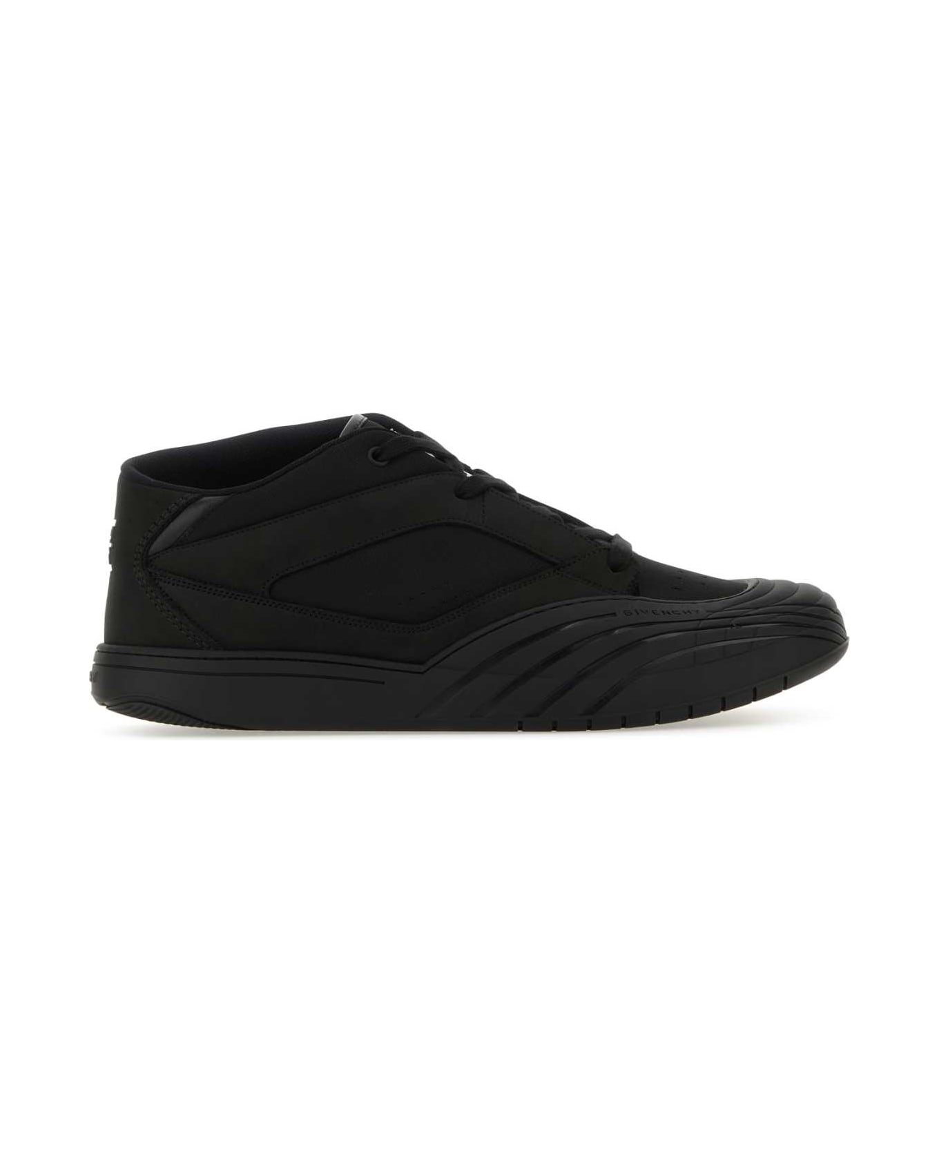 Givenchy Black Fabric And Leather Skate Sneakers - Black
