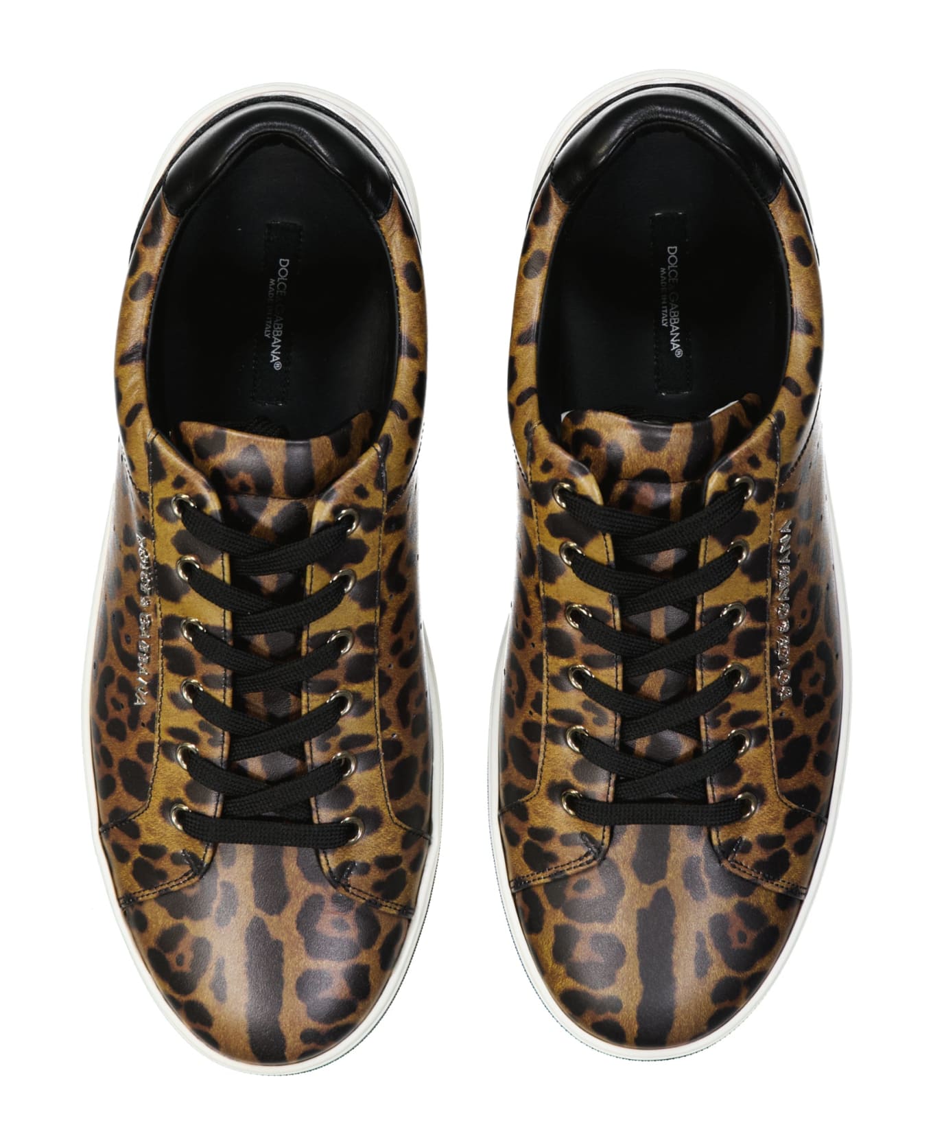 Dolce & Gabbana Leather Sneaker - Brown