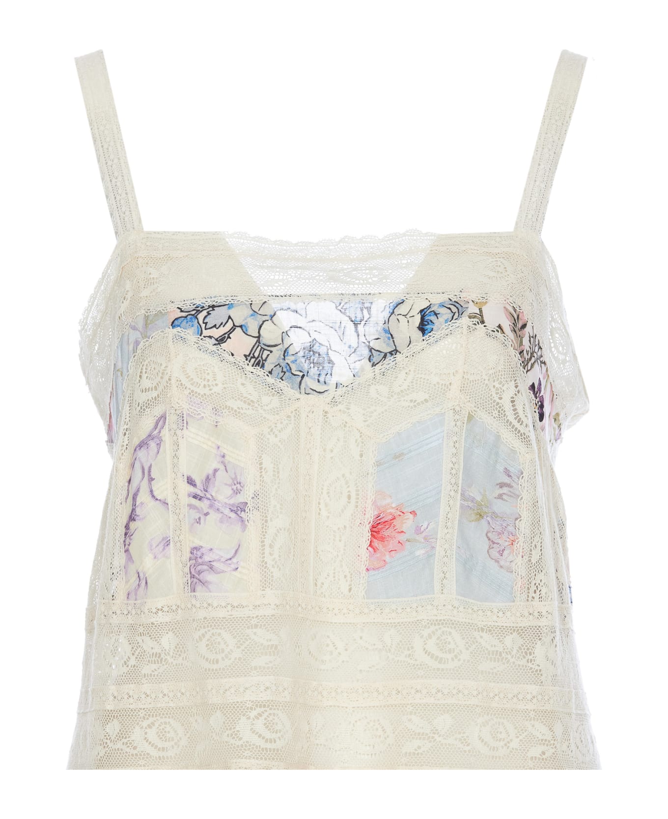Zimmermann Halliday Lace Trim Short Dress - White