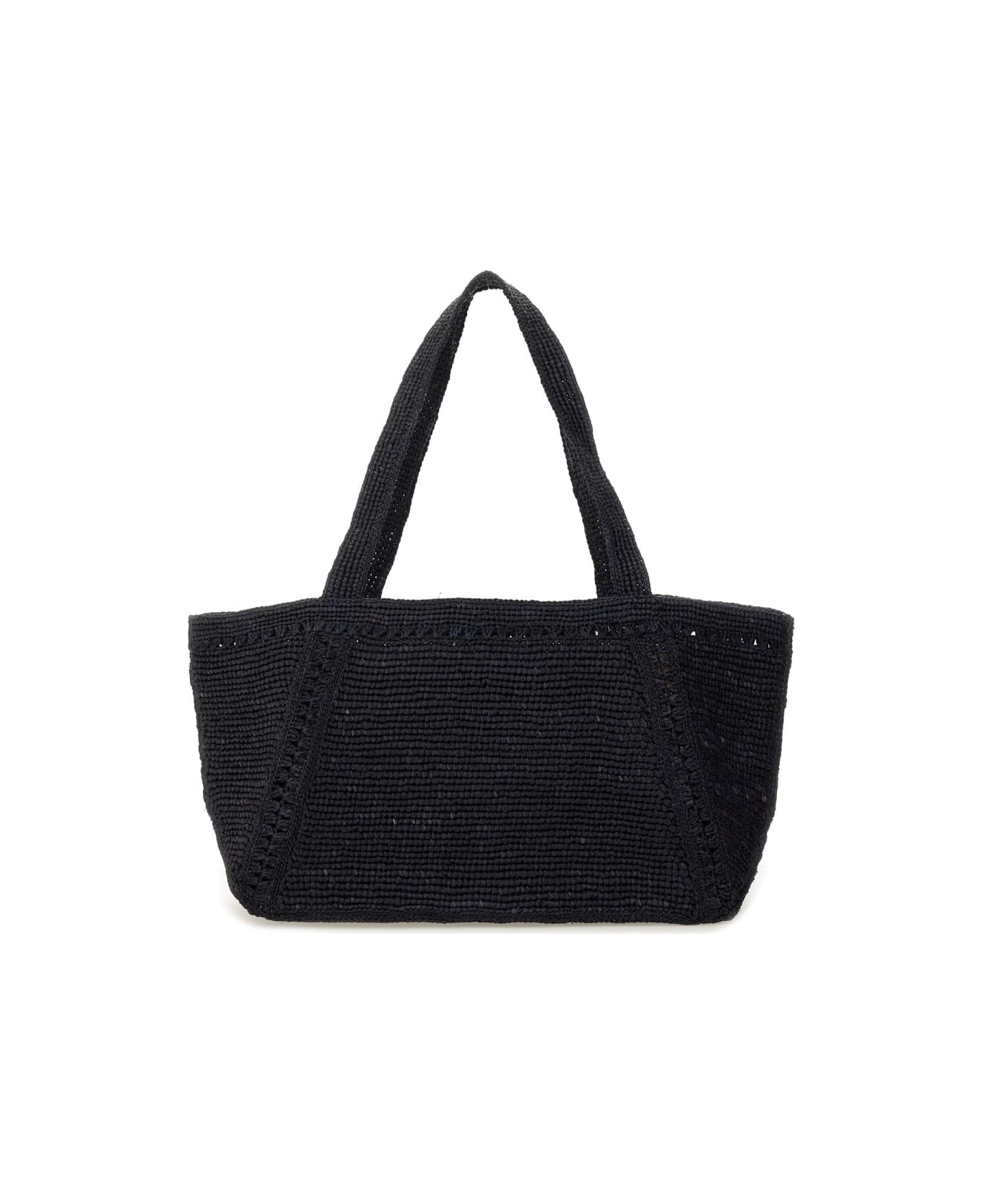 Patou Large Trapeze Tote Bag - BLUE