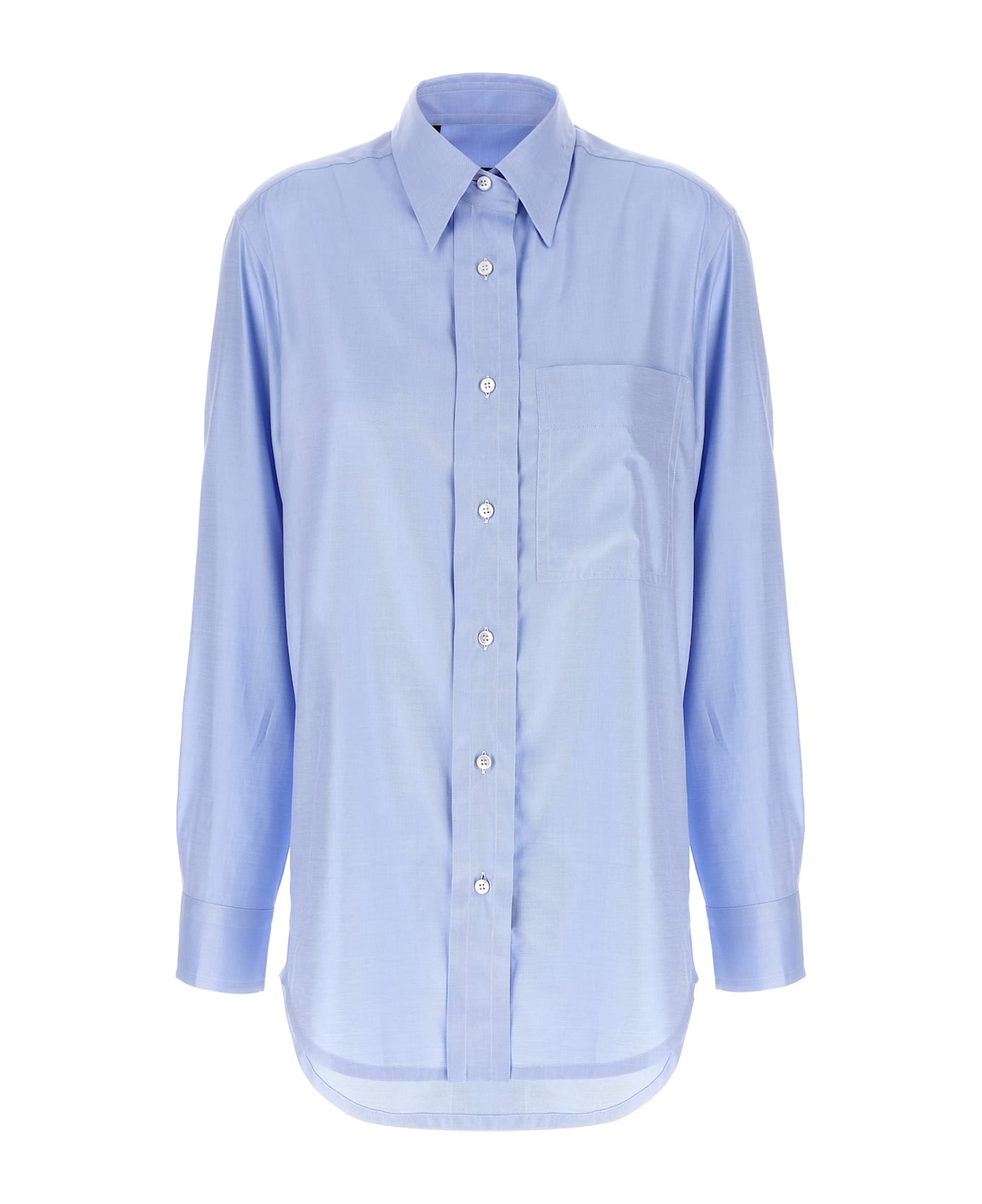 Brioni Sea Island Cotton Shirt - Light Blue
