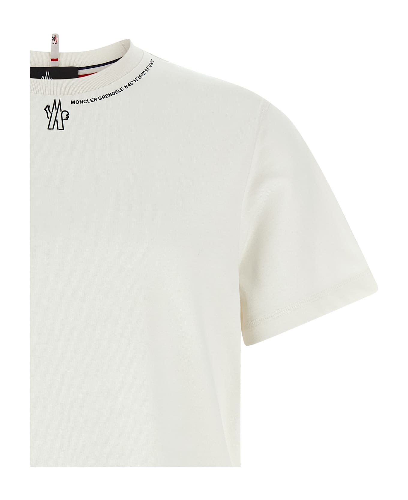 Moncler Grenoble Printed T-shirt - White