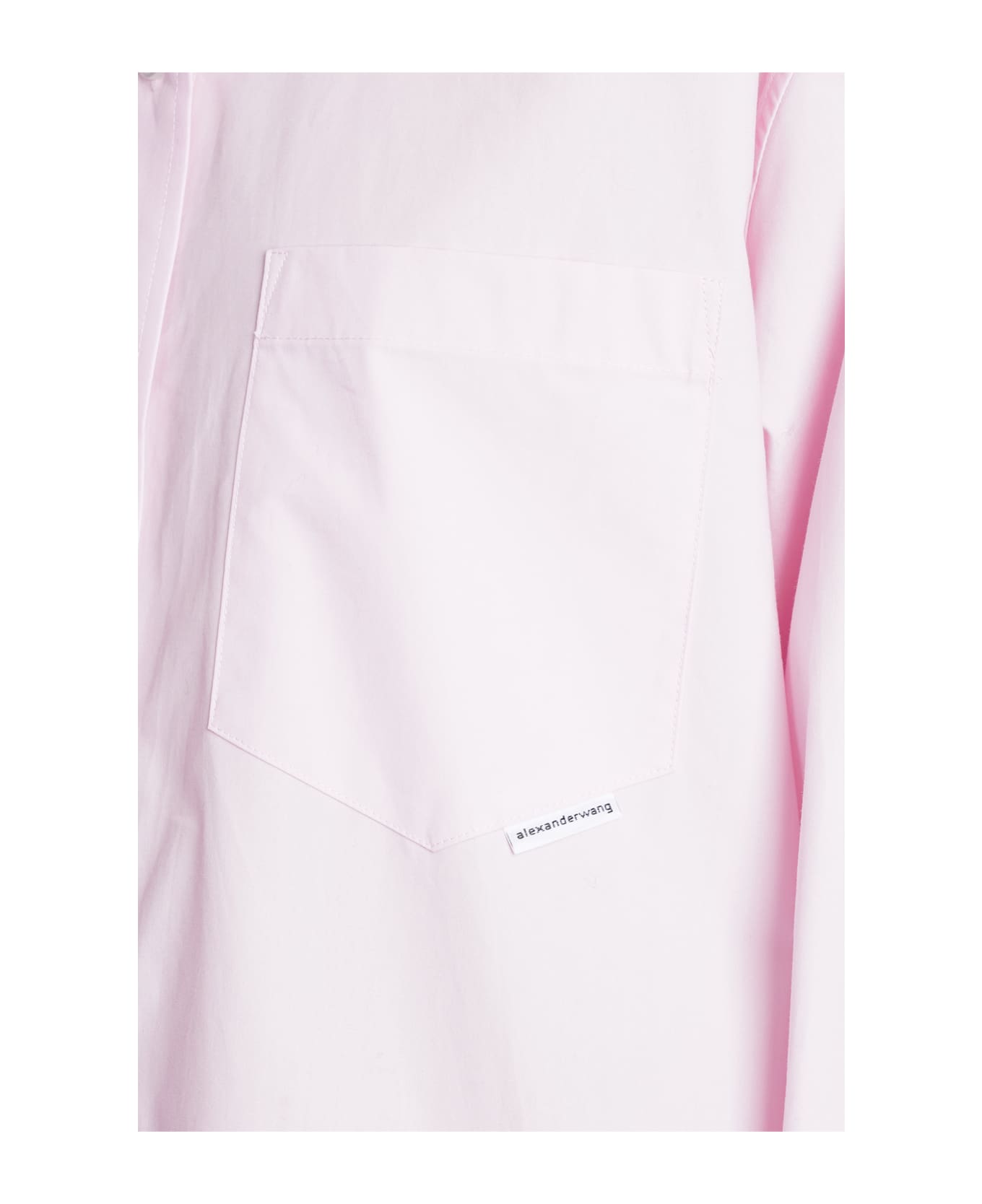 Alexander Wang Shirt In Rose-pink Cotton - rose-pink