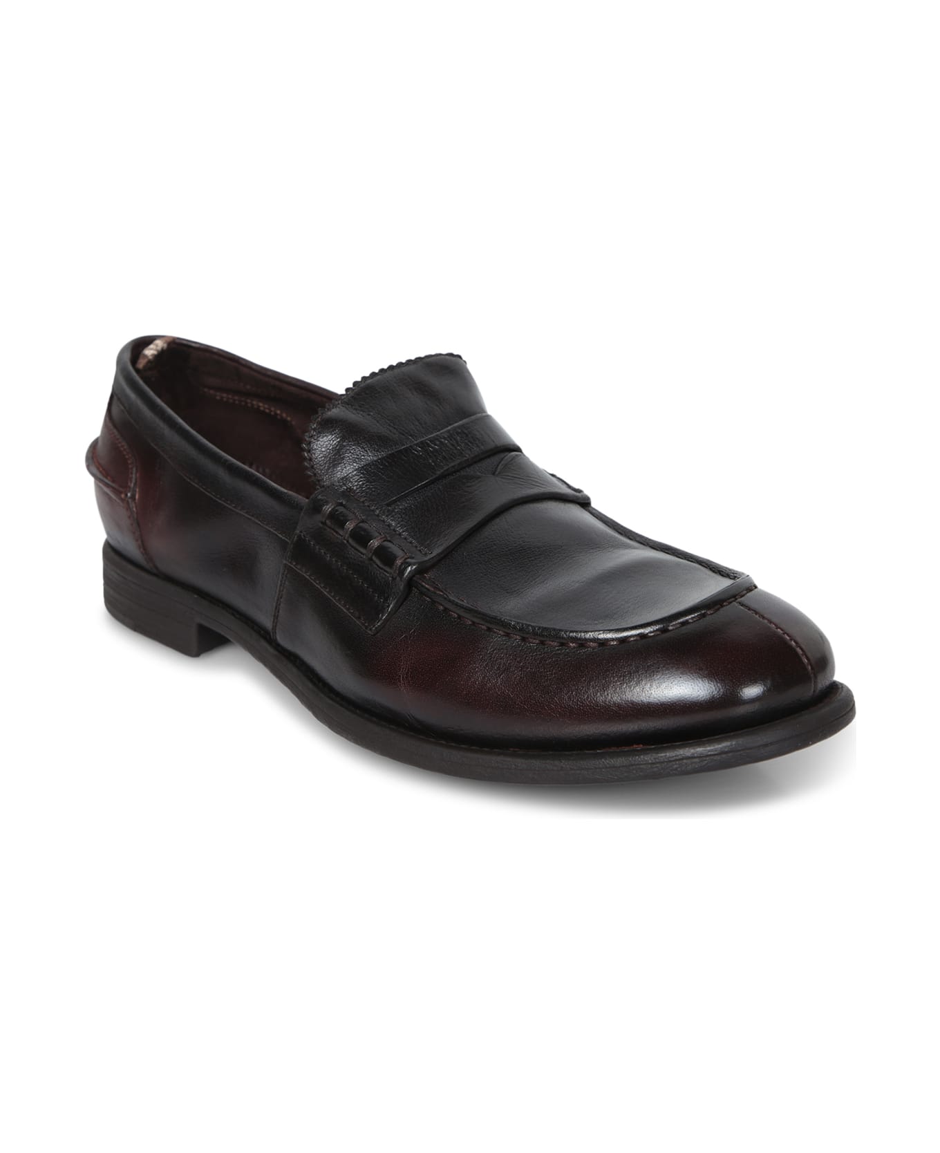 Officine Creative Chronicle 144 Dark Brown Loafer - Brown
