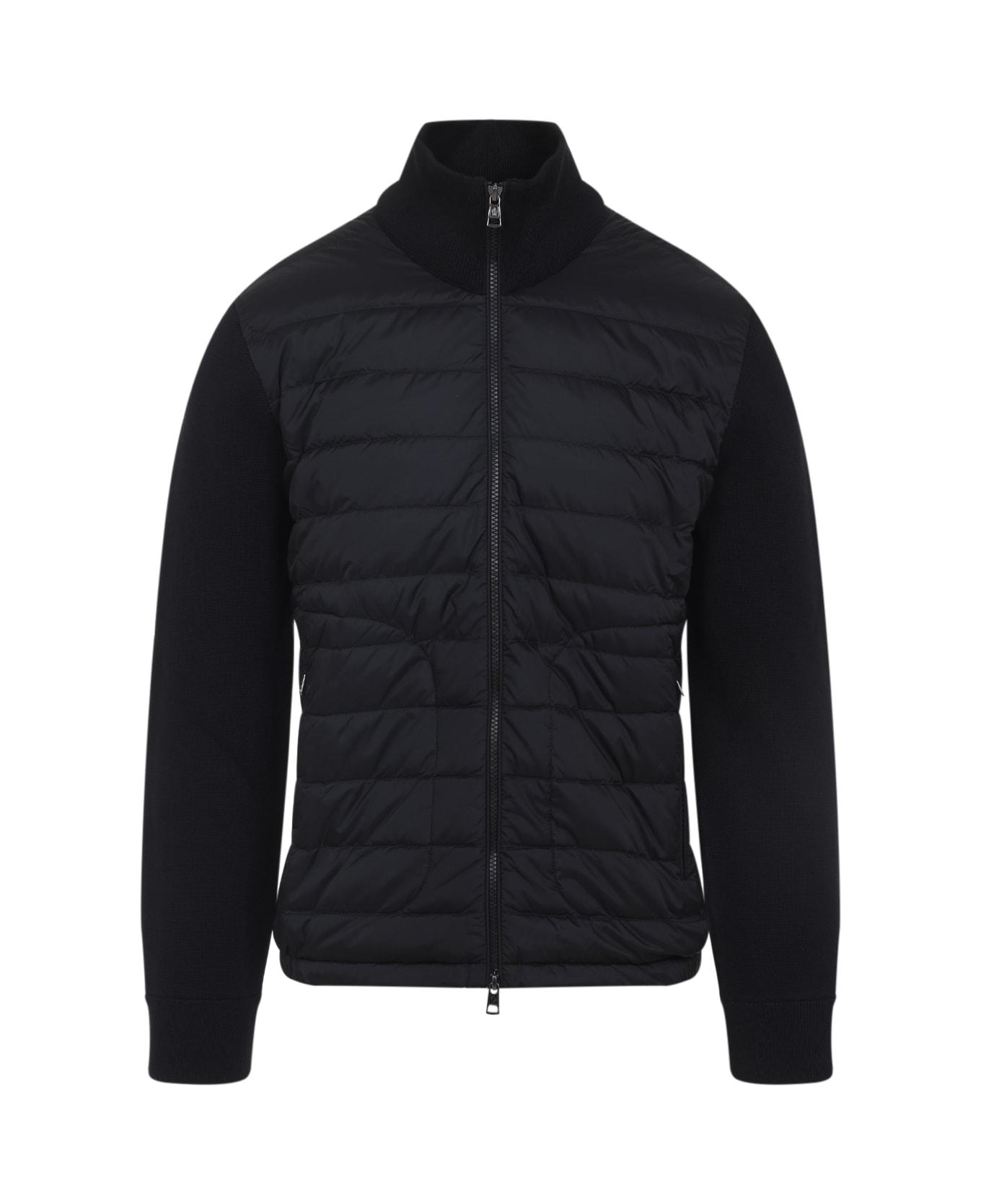 Moncler Cardigan Tricot Jacket - Black