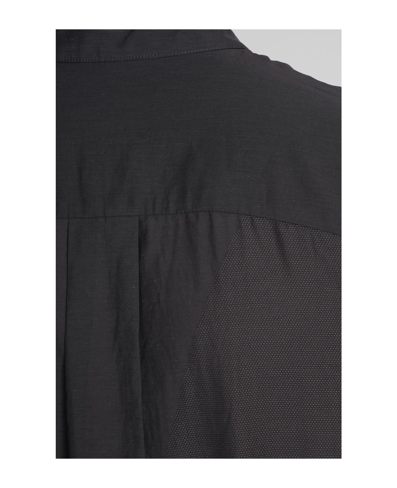 Attachment Shirt In Grey Rayon - grey シャツ