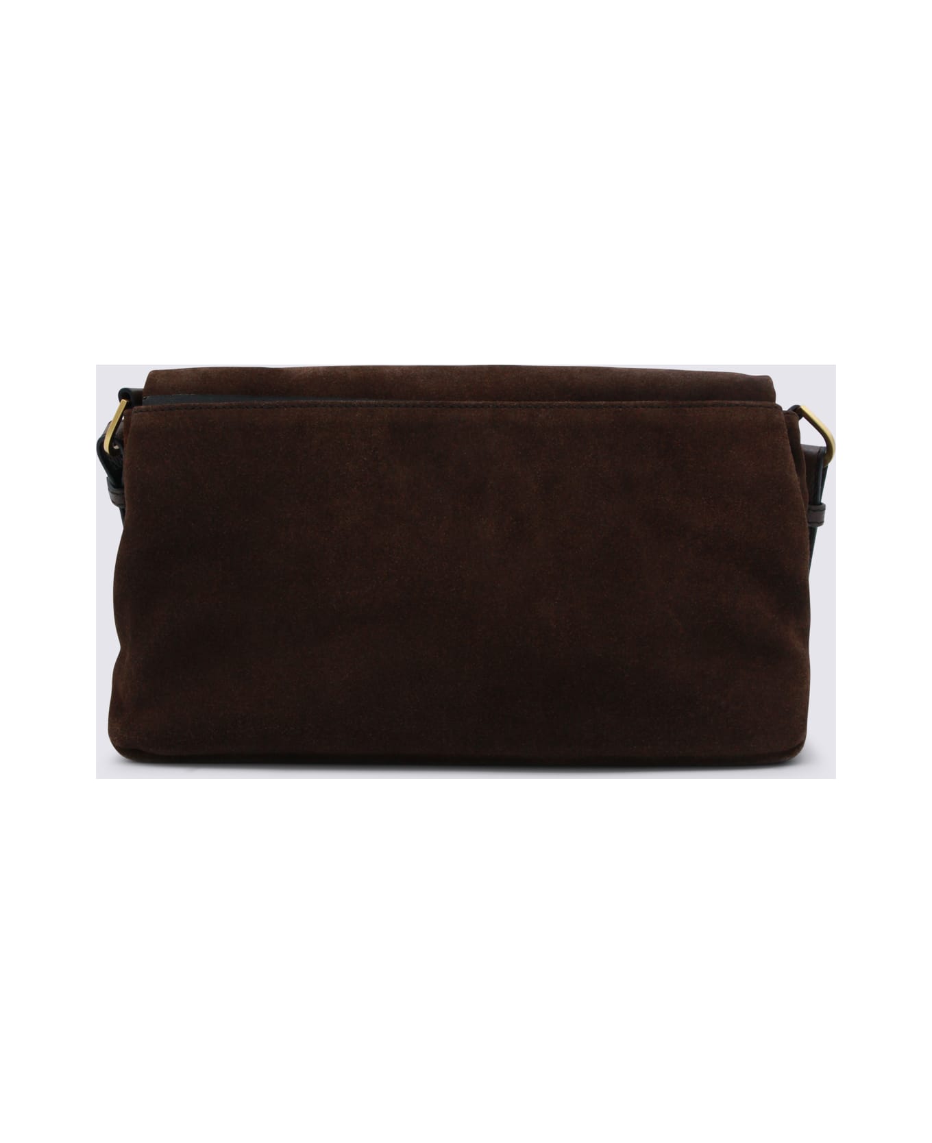 Zadig & Voltaire Wood Leather Rock Ii Suede Shoulder Bag - Brown