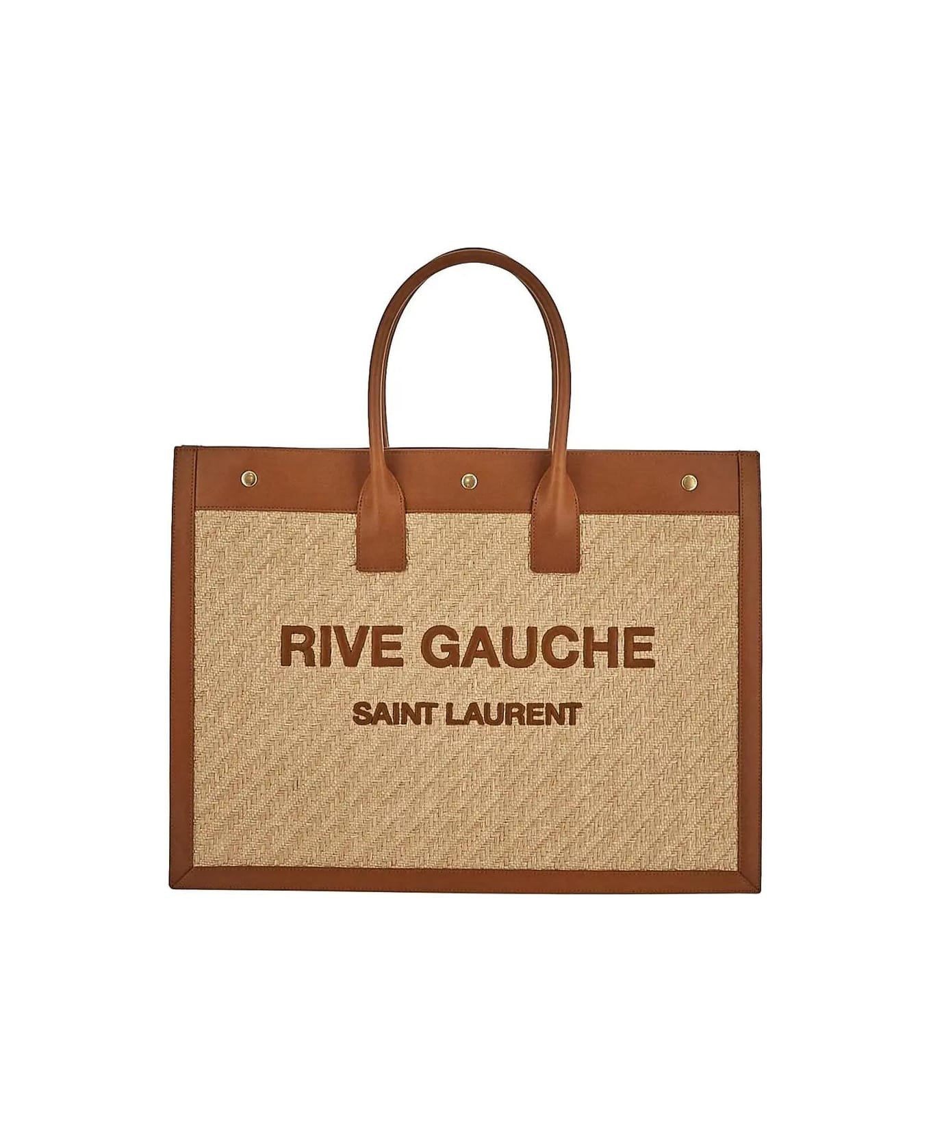 Saint Laurent Rive Gauche Tote Bag - Brown