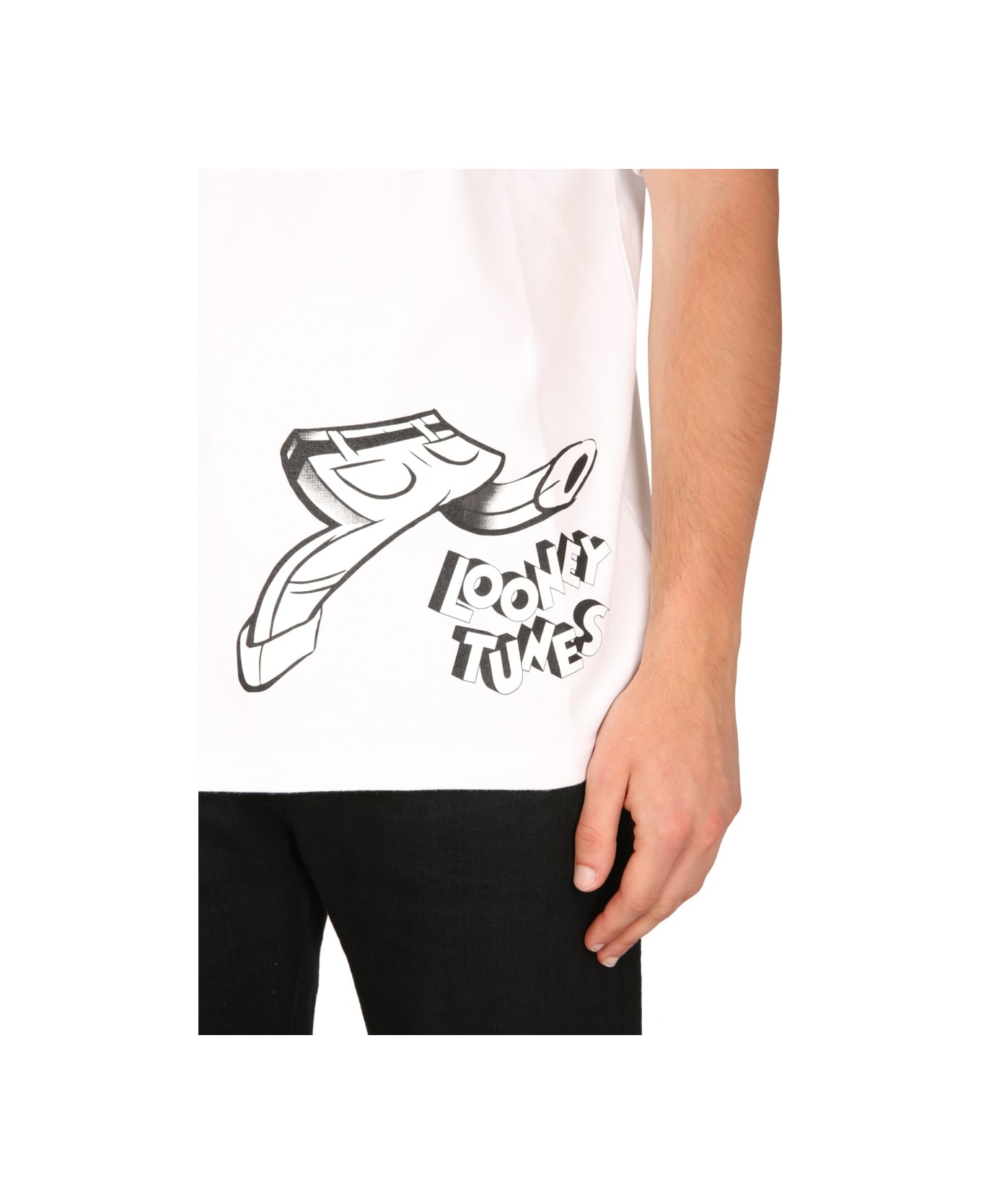 GCDS Looney Tunes Print T-shirt - WHITE